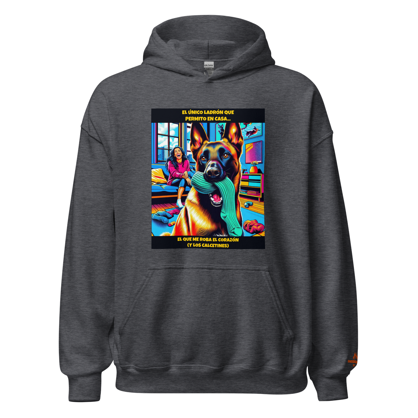 Sudadera con frase divertida perro