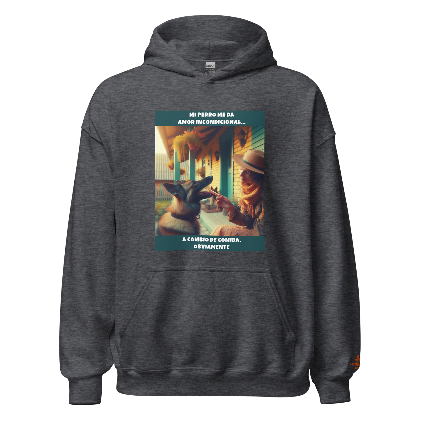 Sudadera con frase perro