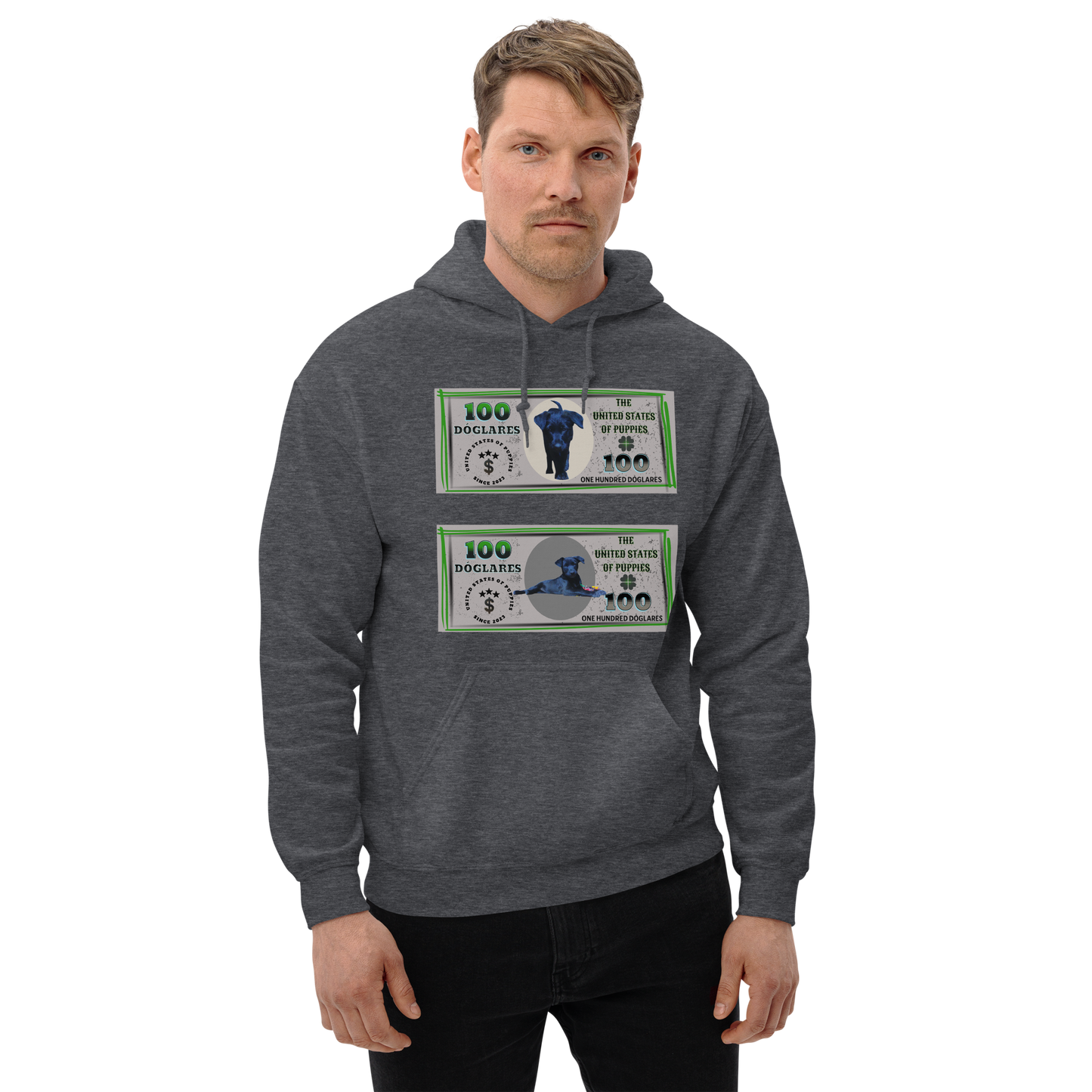 Sudadera con capucha "Colección Dóglares"