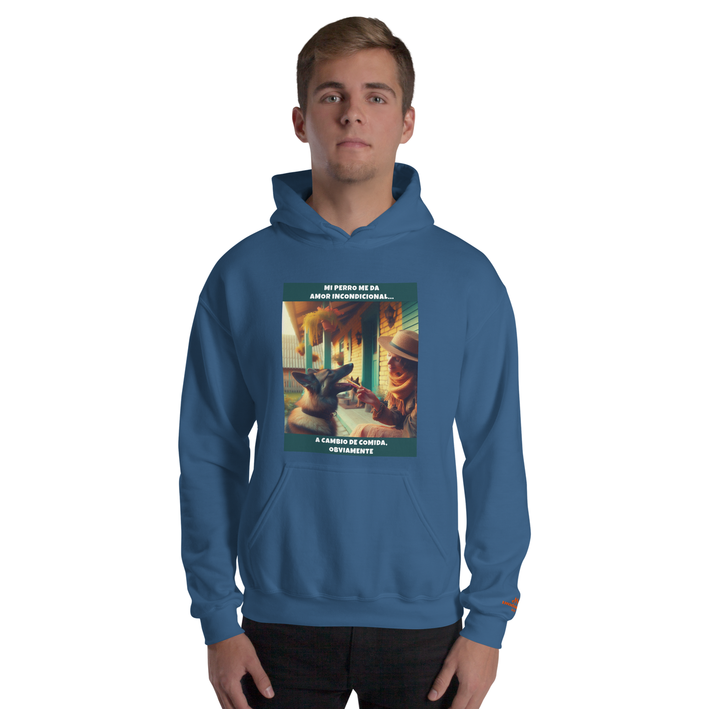 Sudadera con frase perro