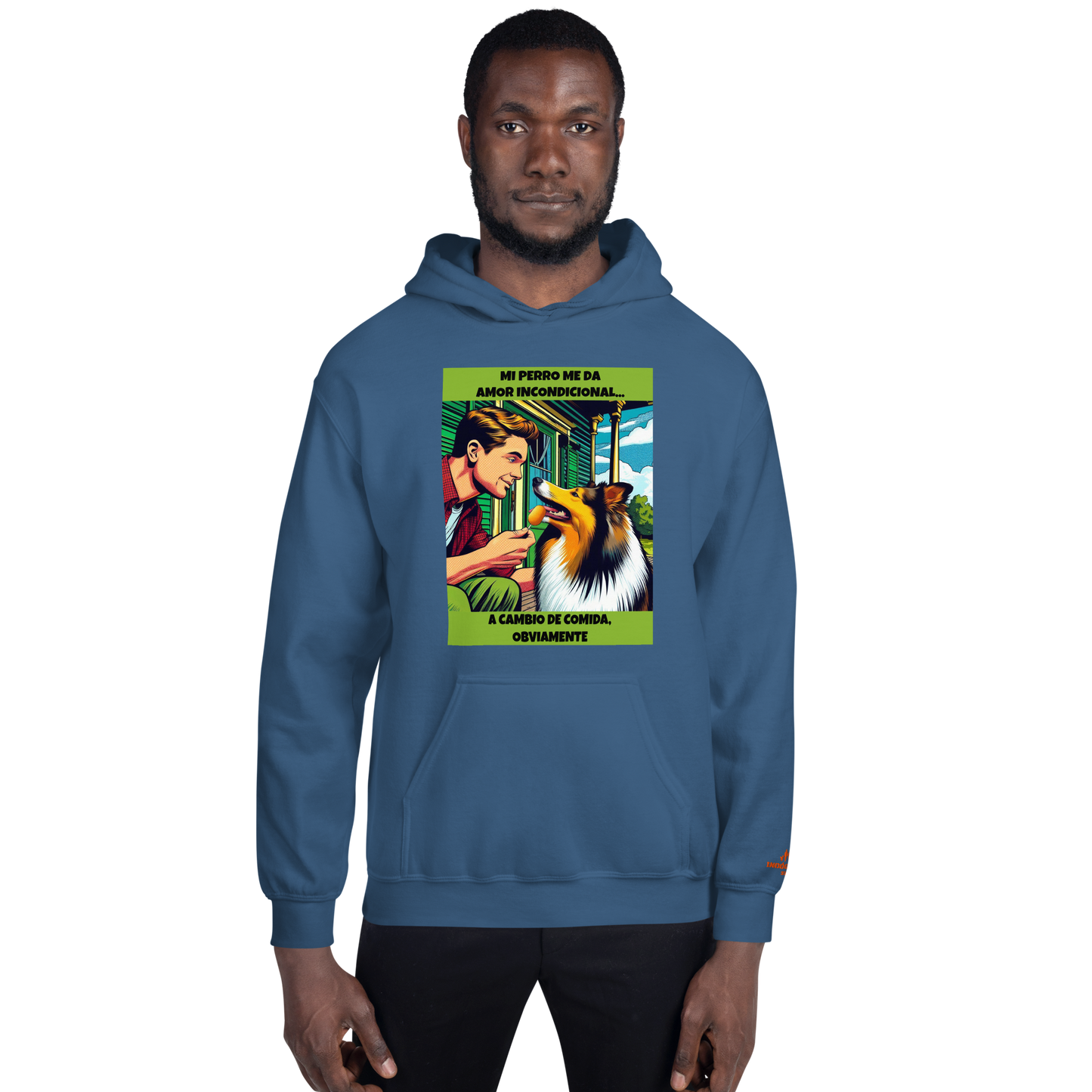Sudadera con frase mascota