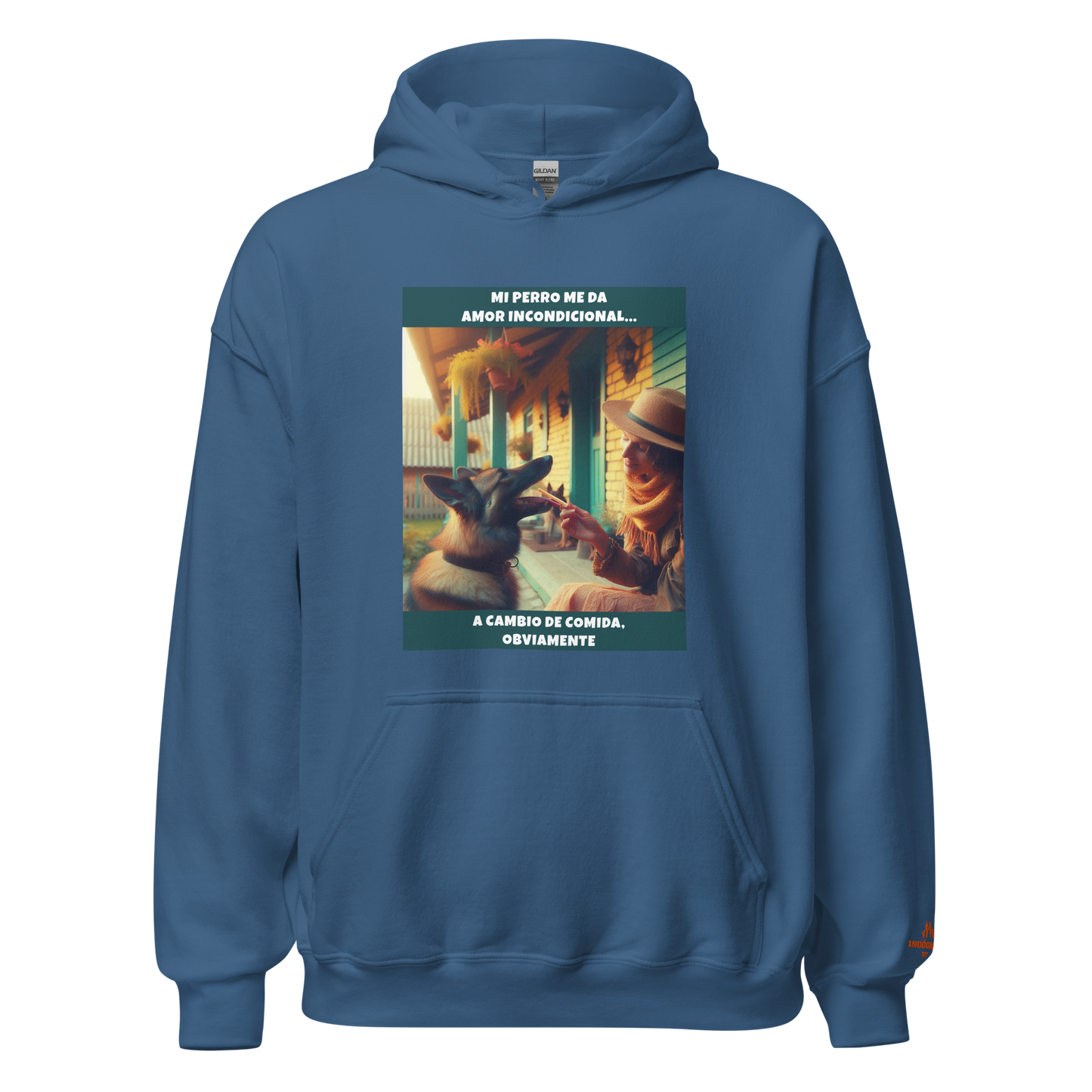 Sudadera con frase perro
