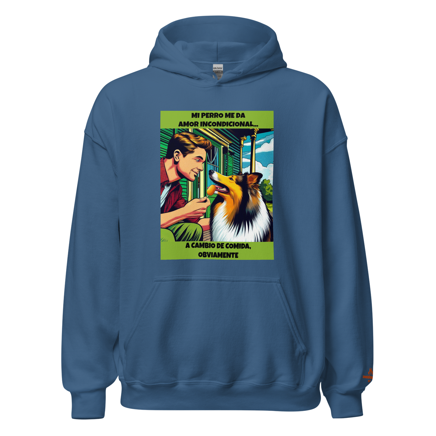 Sudadera con frase mascota