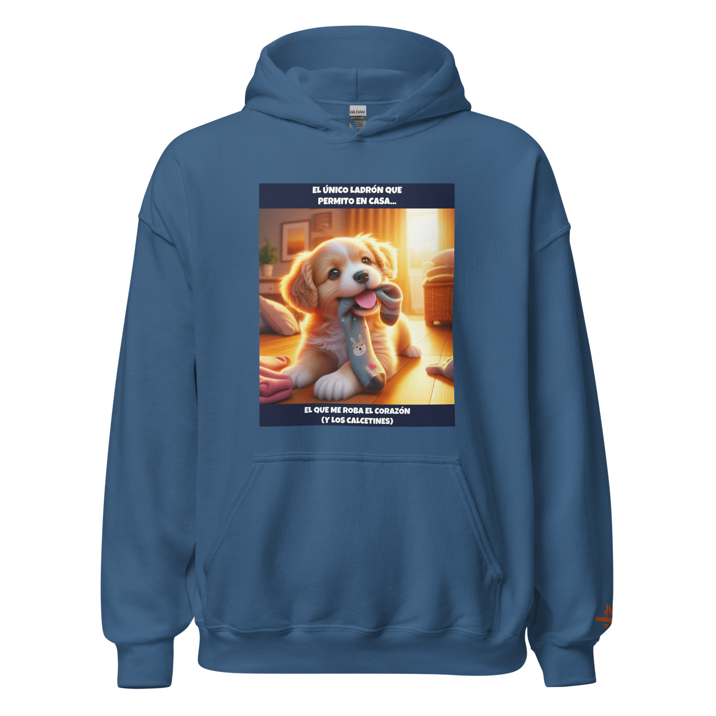 Sudadera con slogan mascota