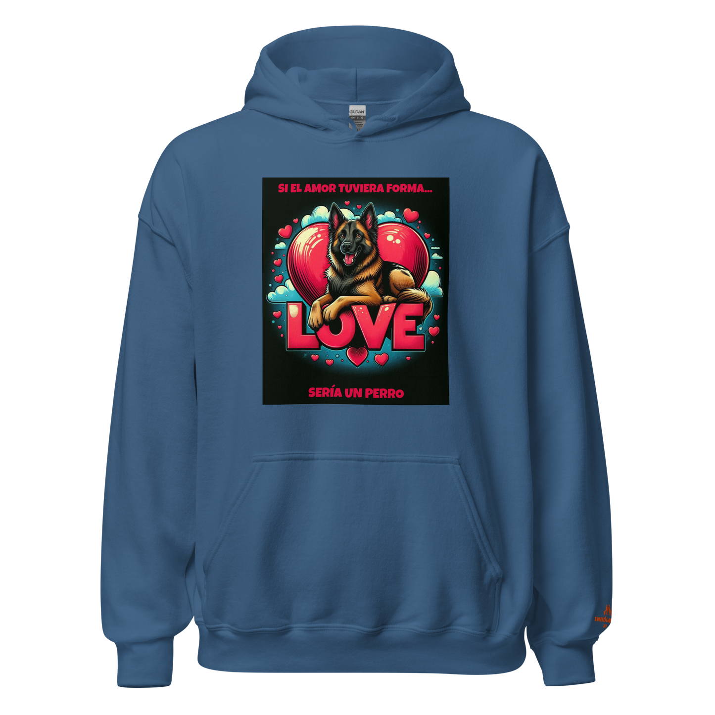 Sudadera con frase e imagen perruna