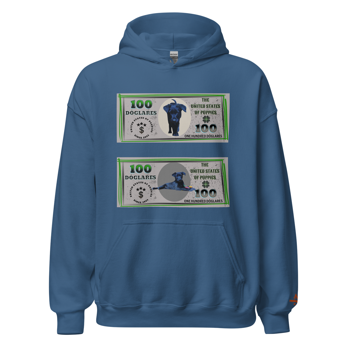 Sudadera con capucha "Colección Dóglares"