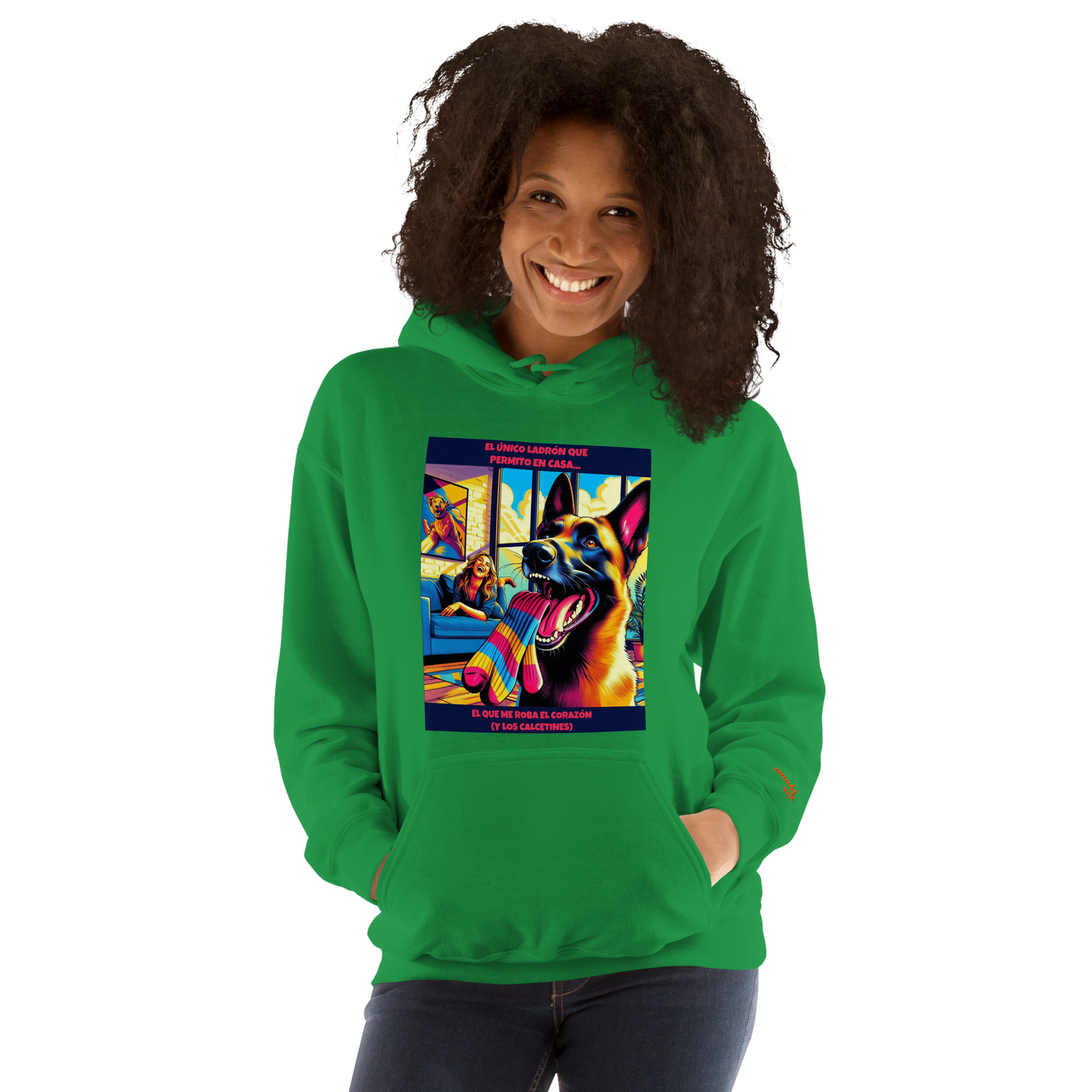 Sudadera con frase divertida perruna