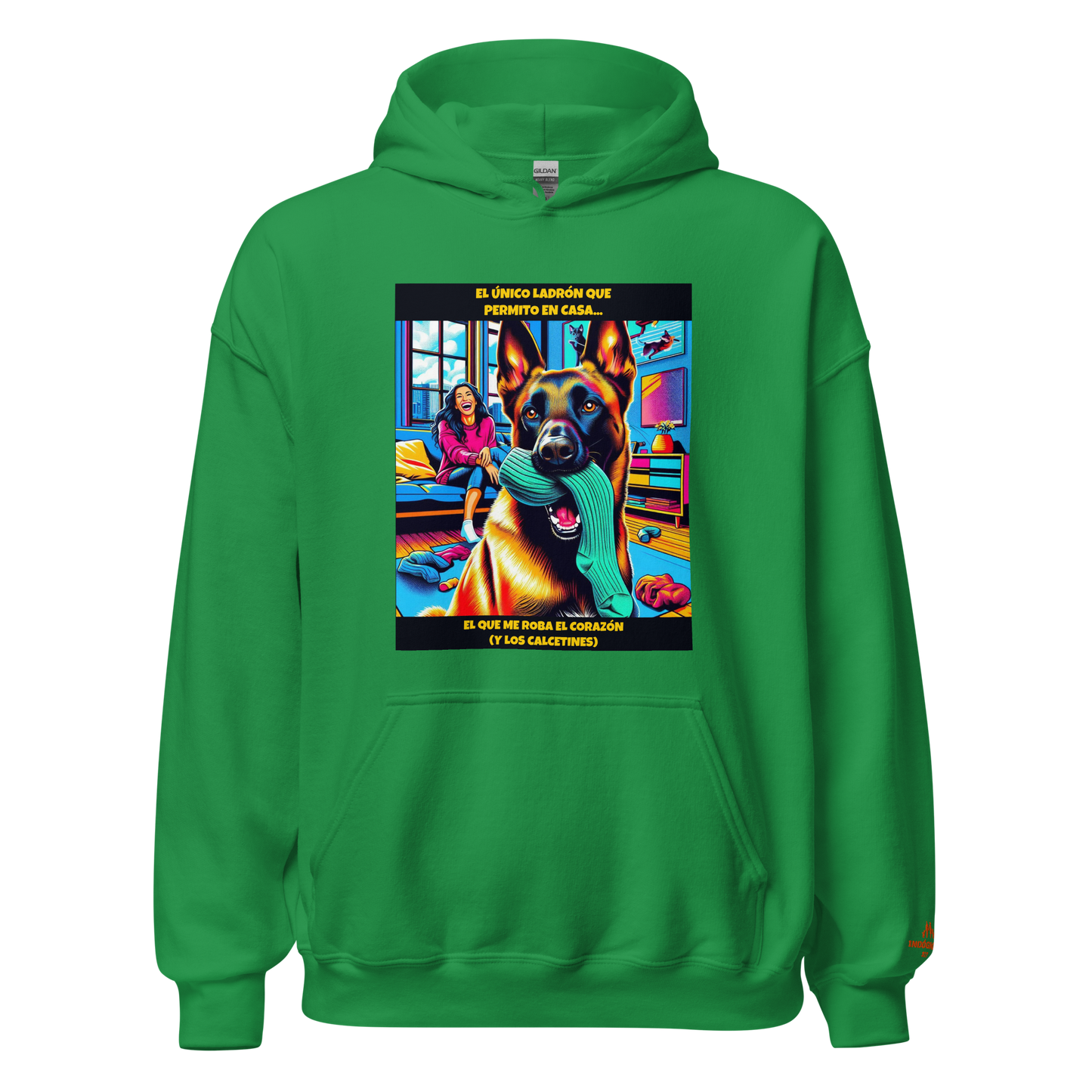 Sudadera con frase divertida perro