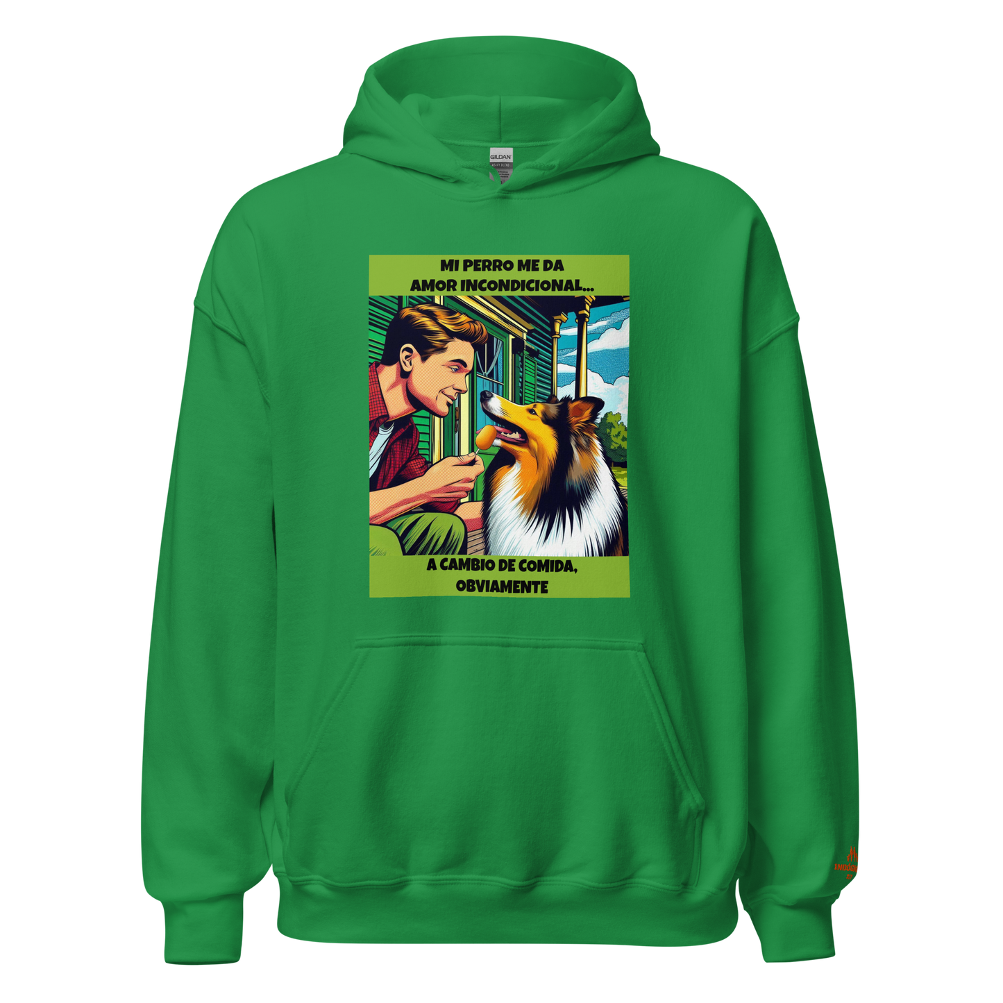 Sudadera con frase mascota