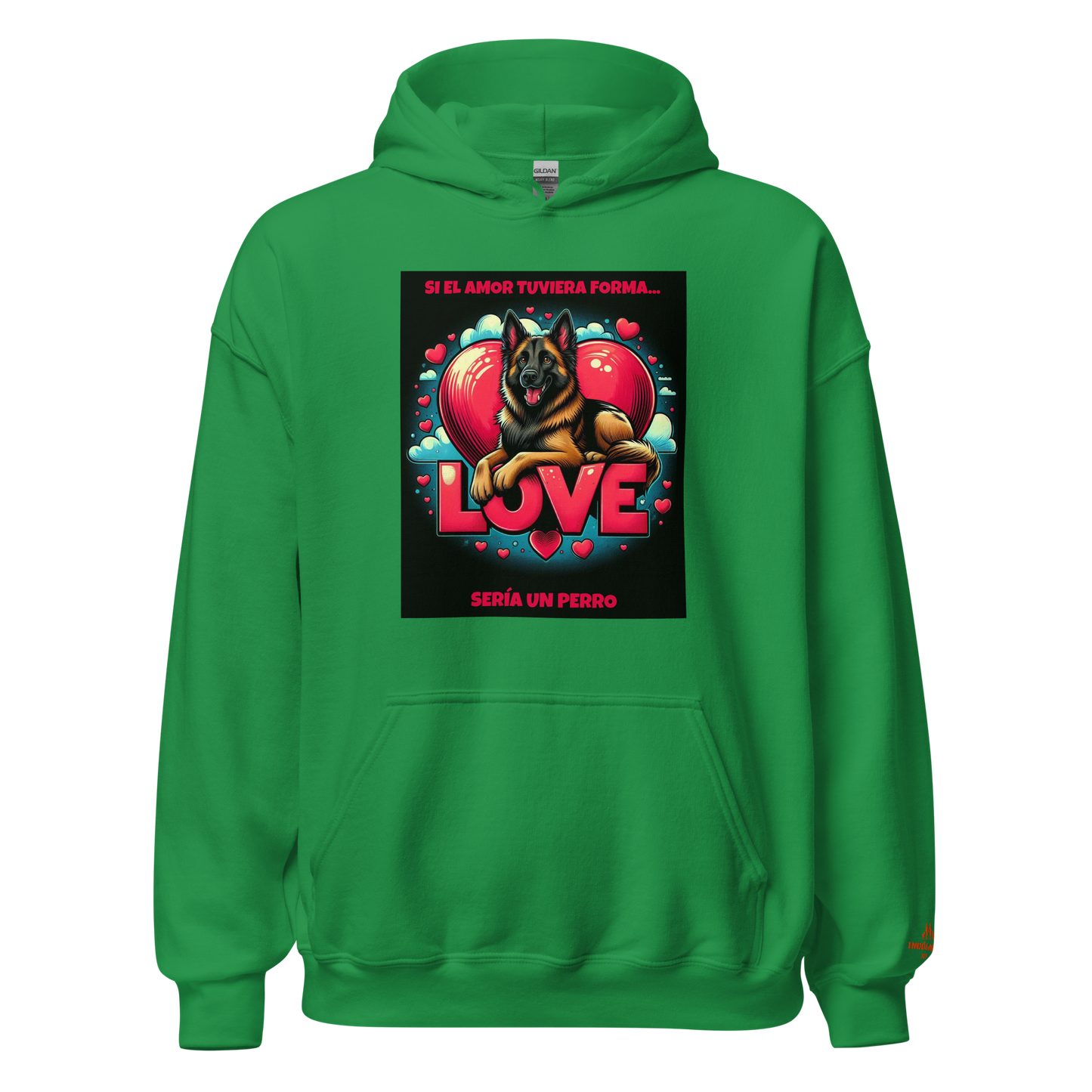 Sudadera con frase e imagen perruna
