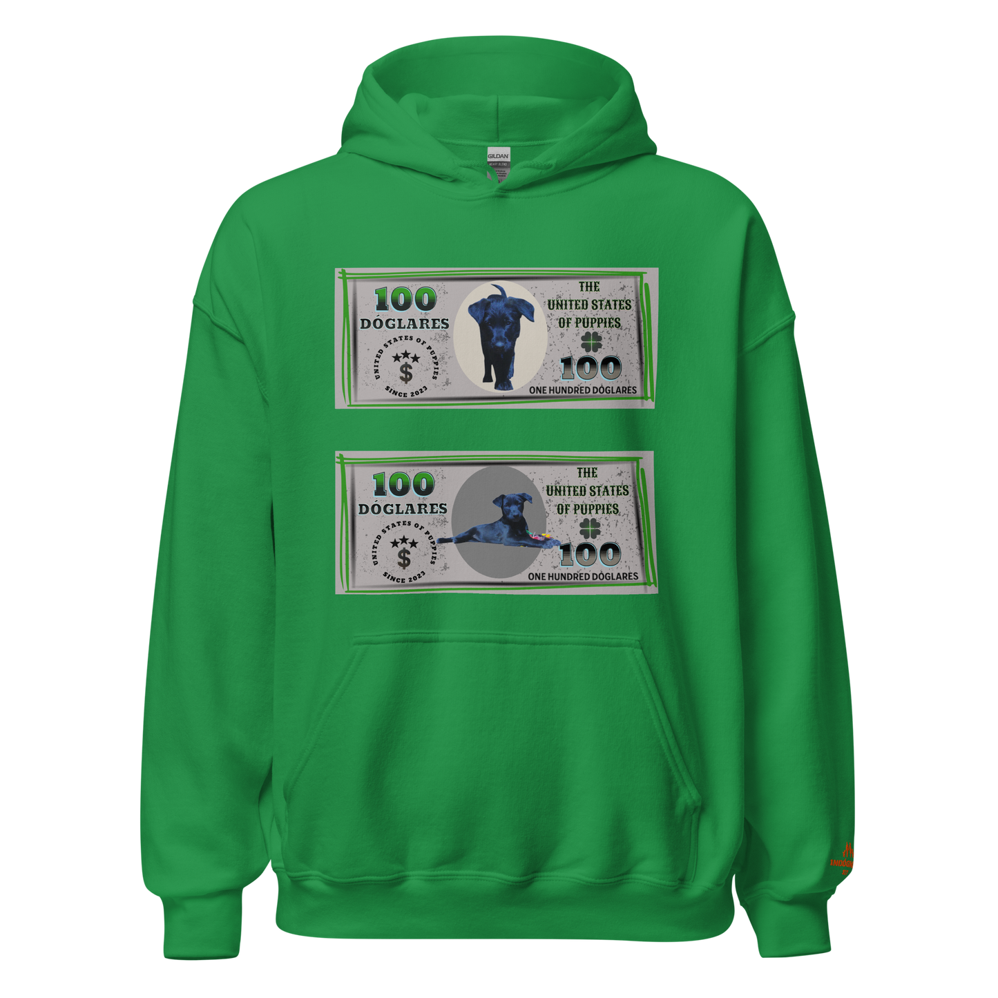 Sudadera con capucha "Colección Dóglares"