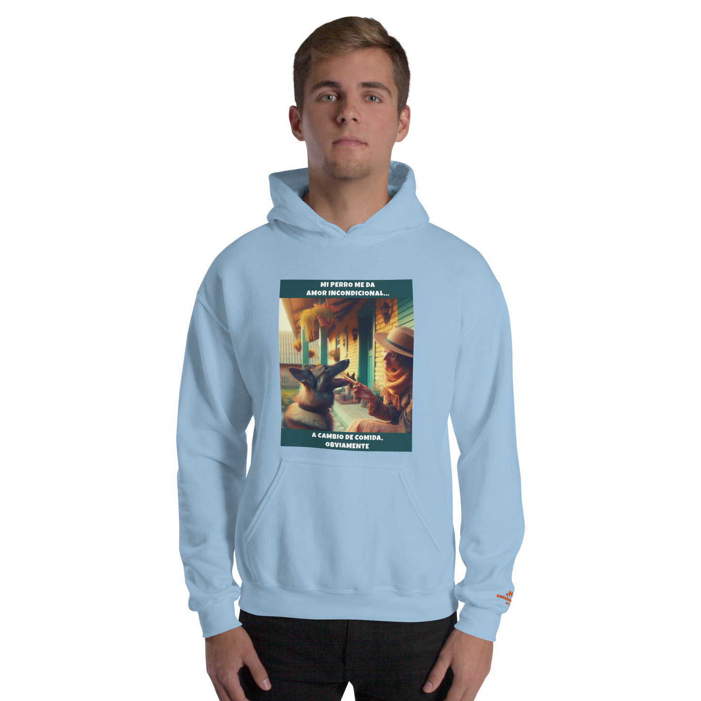 Sudadera con frase perro