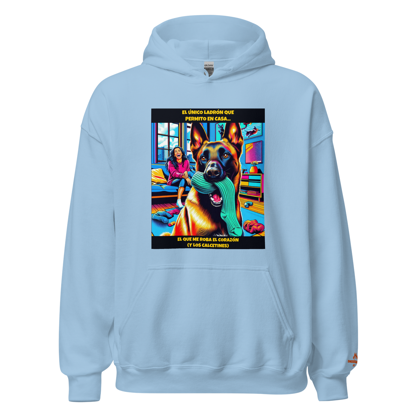 Sudadera con frase divertida perro