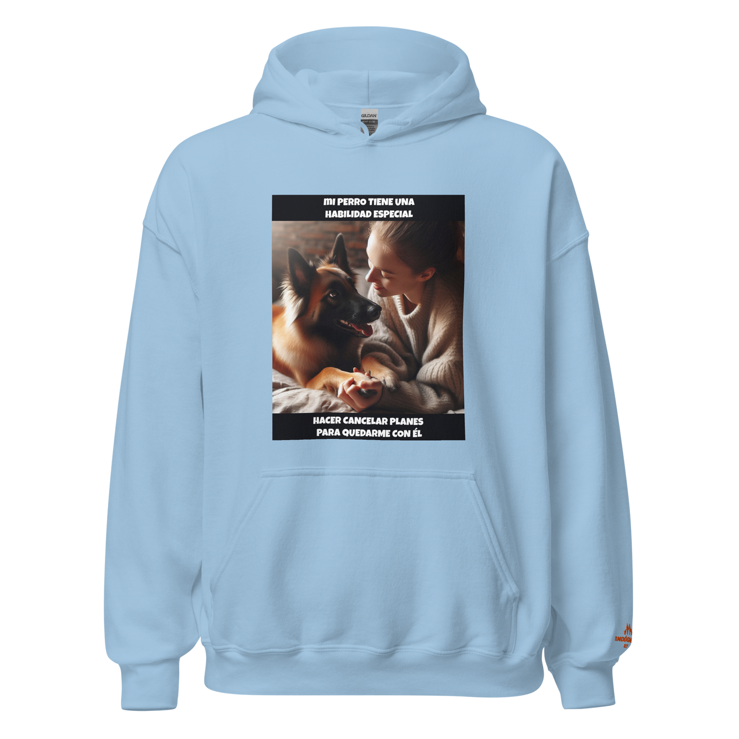 Sudadera personalizada con frase de mascota P04