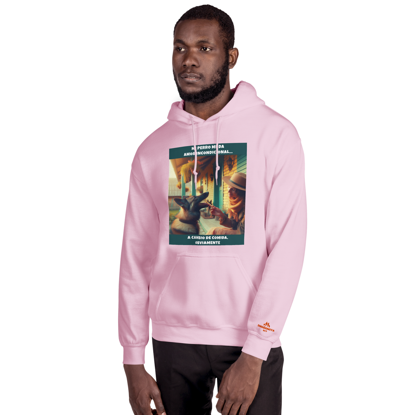 Sudadera con frase perro
