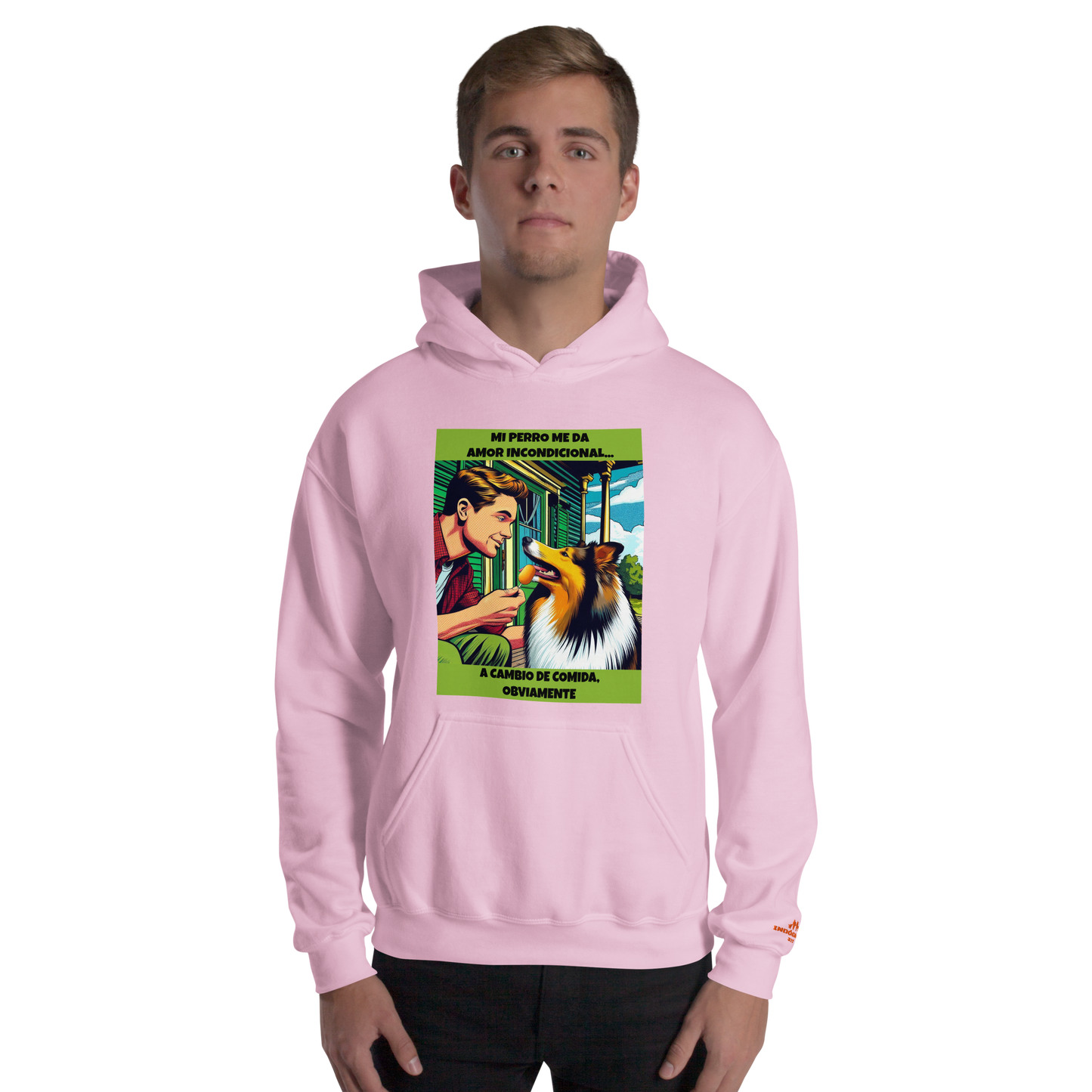 Sudadera con frase mascota