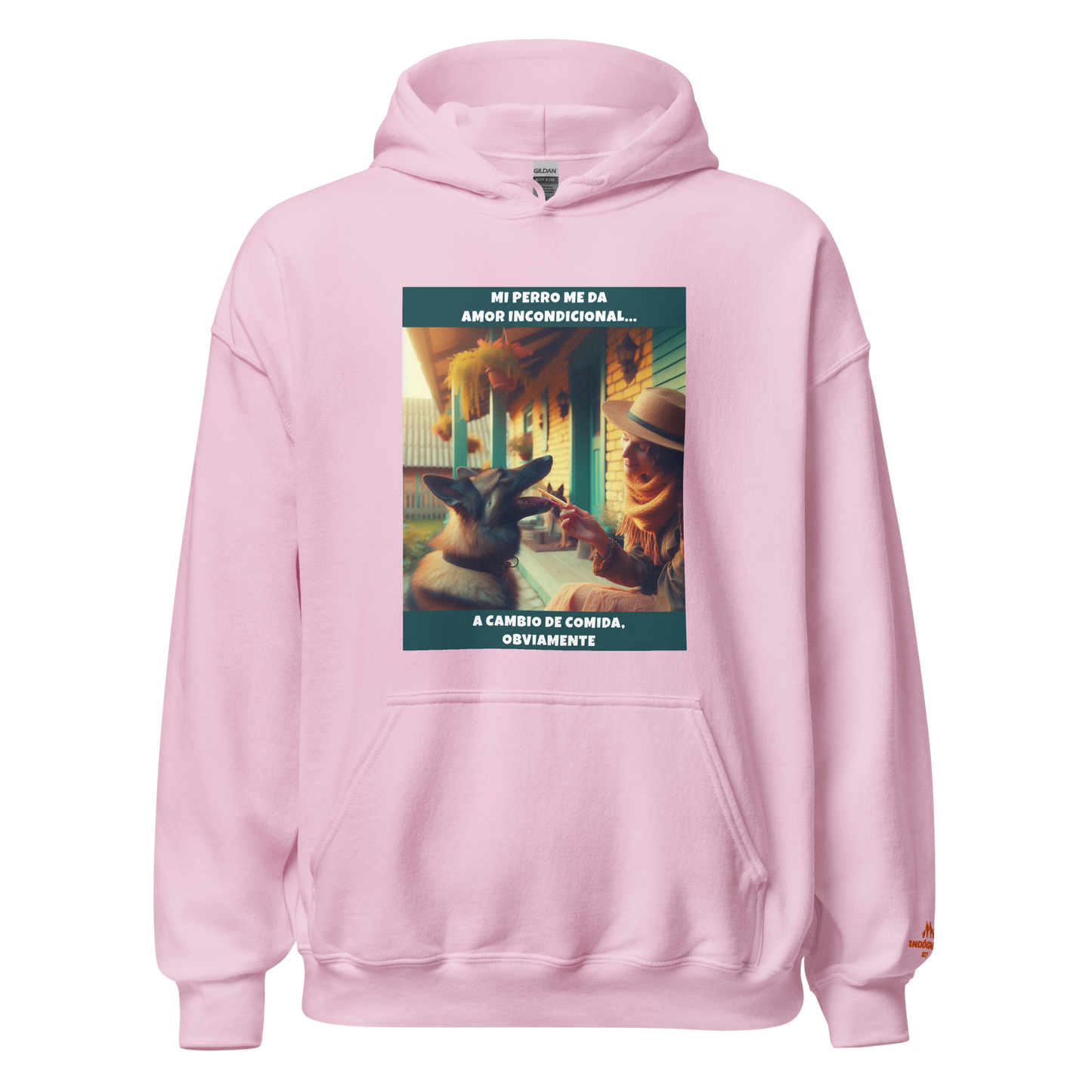 Sudadera con frase perro