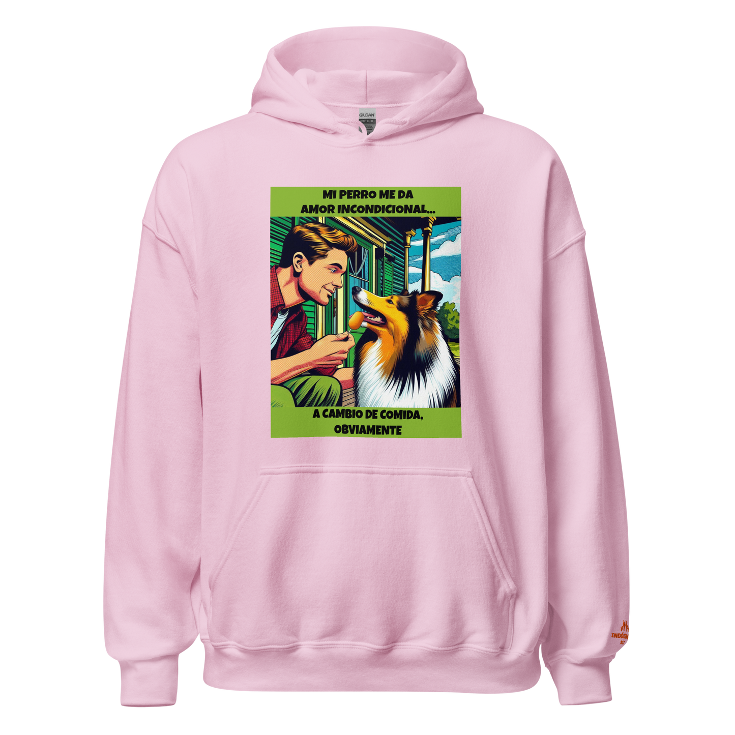 Sudadera con frase mascota