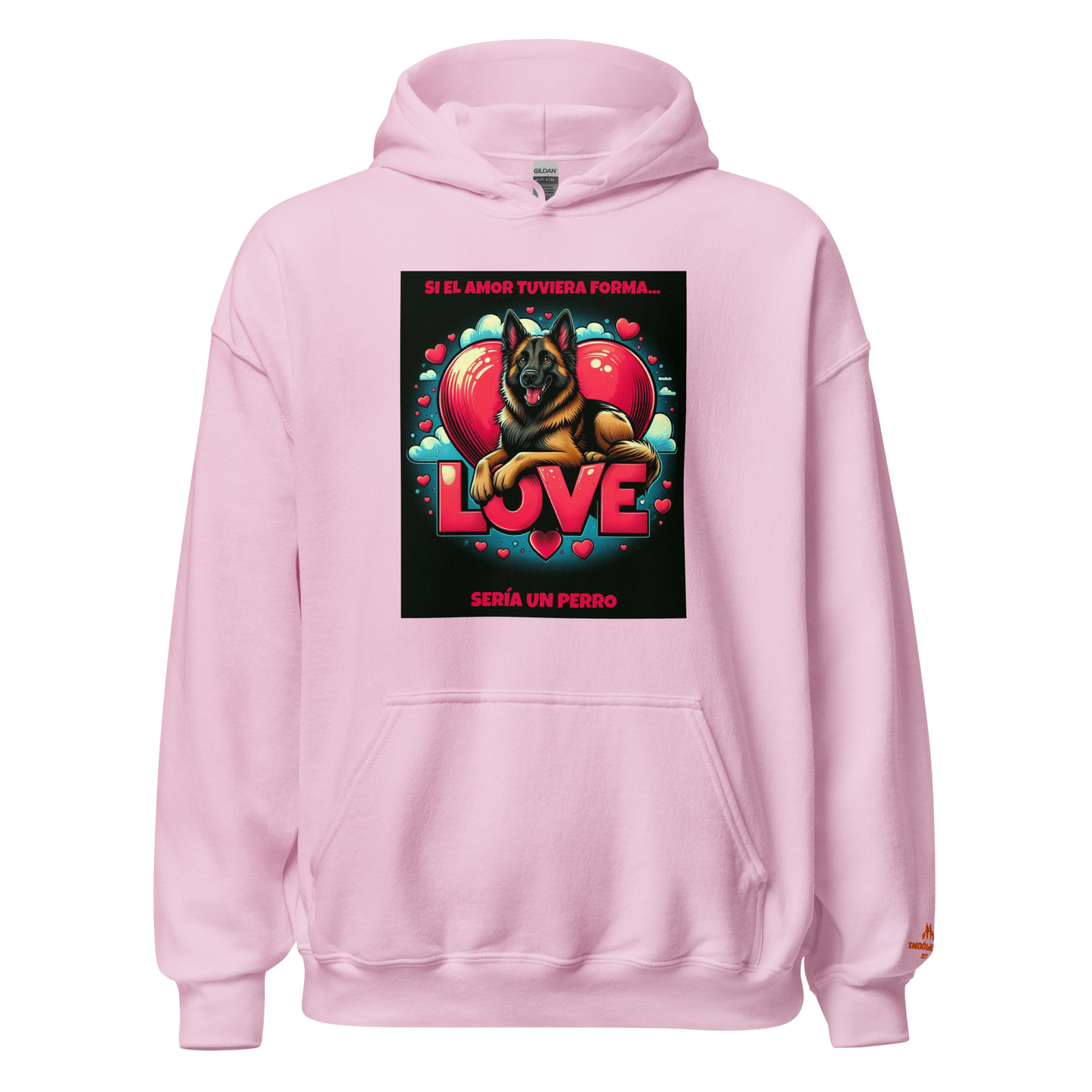 Sudadera con frase e imagen perruna