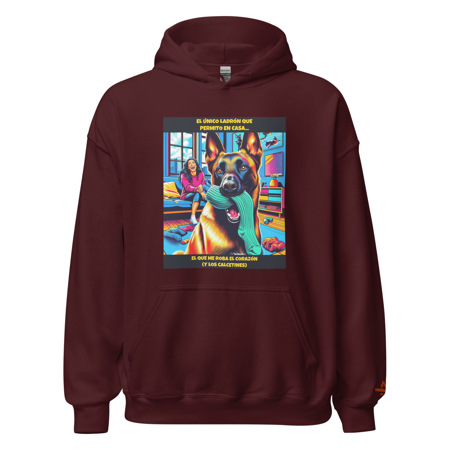 Sudadera con frase divertida perro