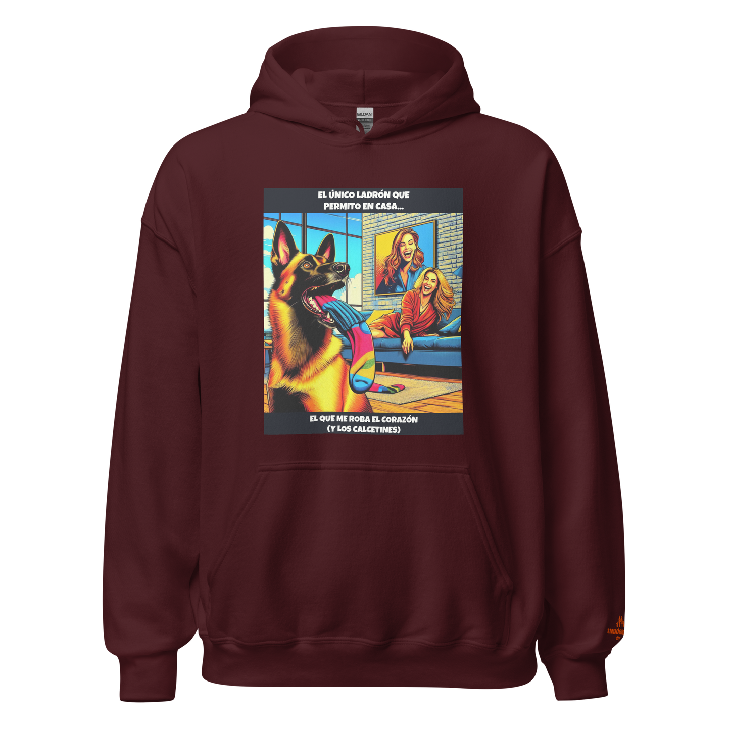 Sudadera con frase divertida perro