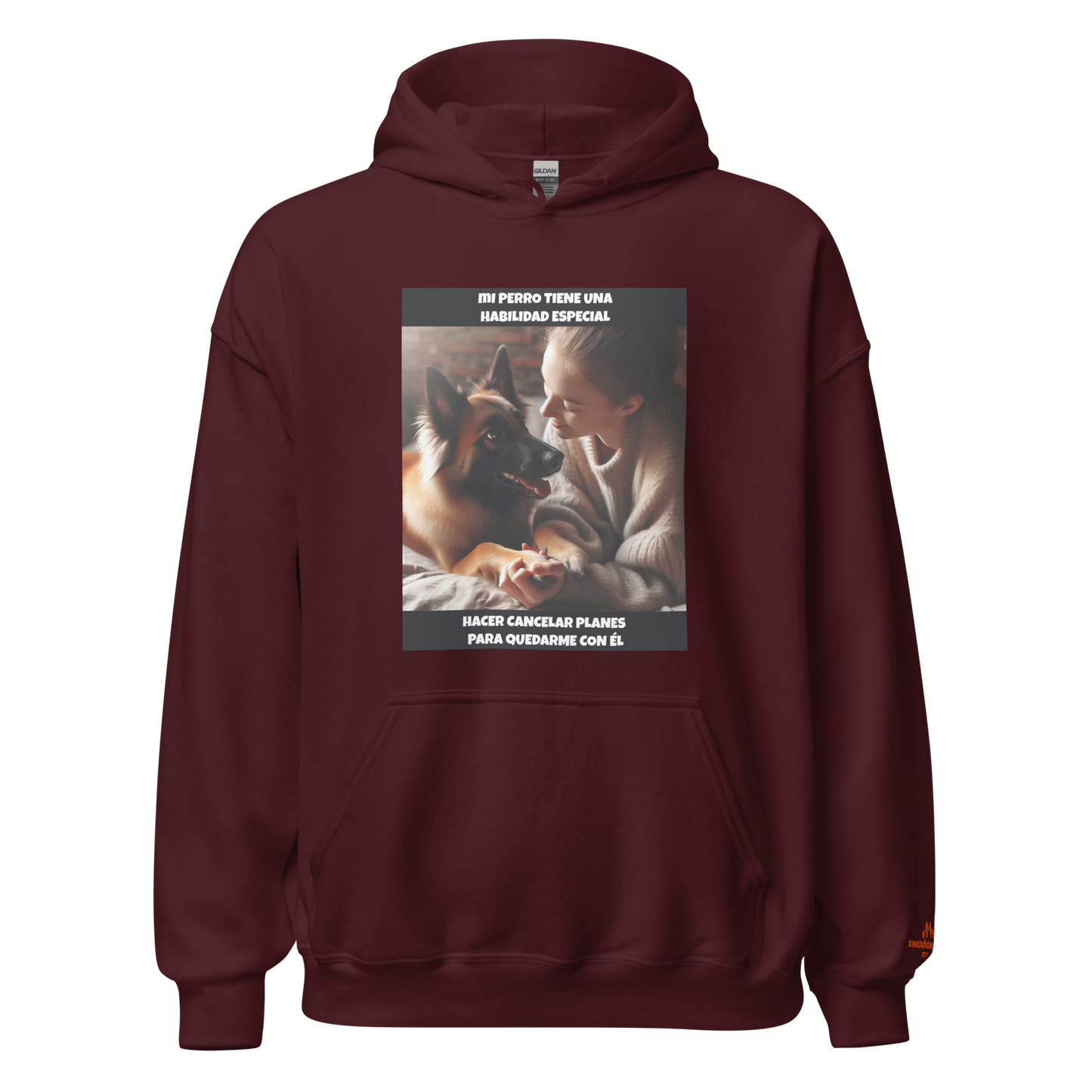 Sudadera personalizada con frase de mascota P04