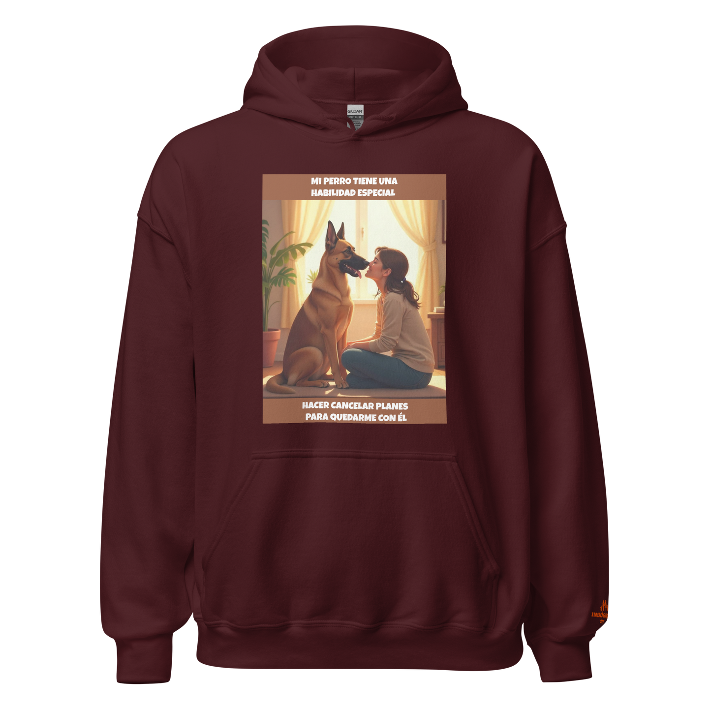 Sudadera personalizada con frase de perro P05