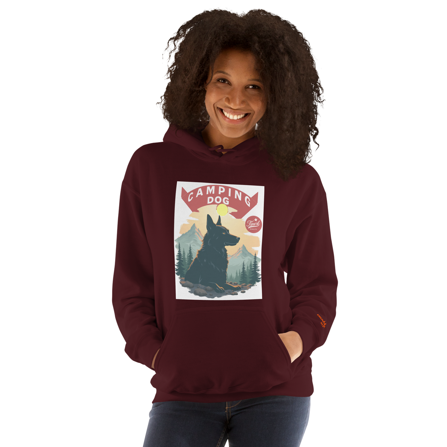 Sudadera con estilo perruno