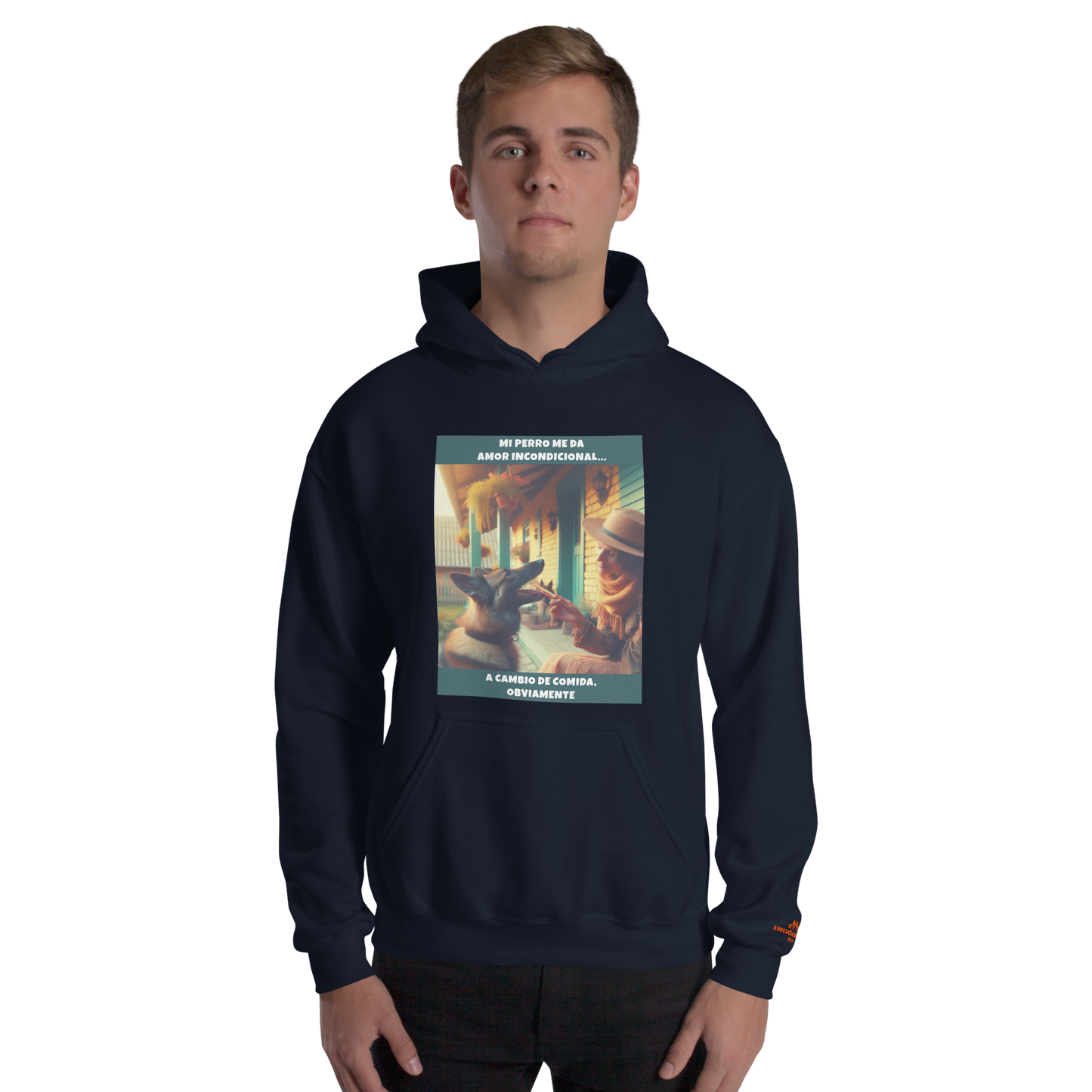 Sudadera con frase perro