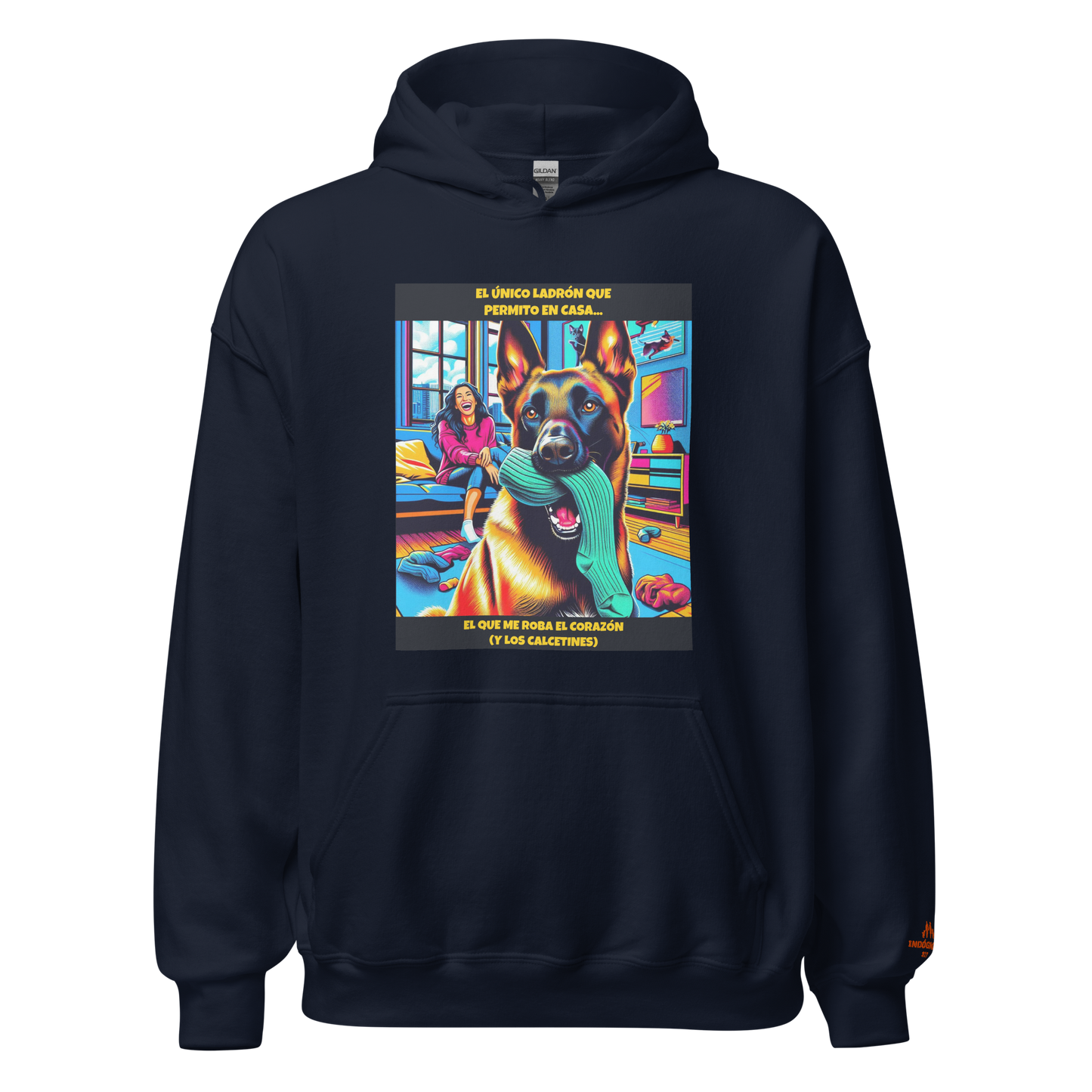 Sudadera con frase divertida perro