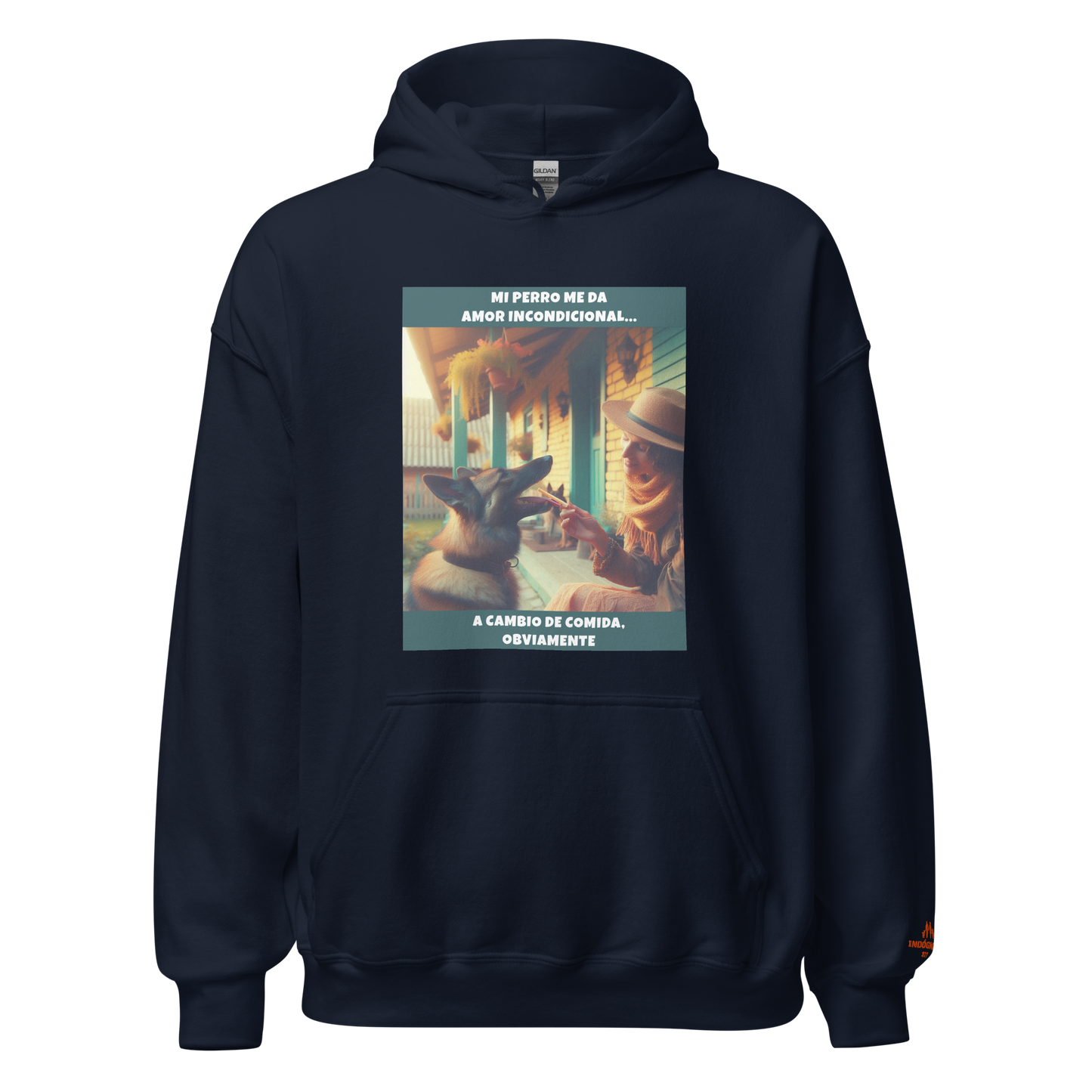 Sudadera con frase perro