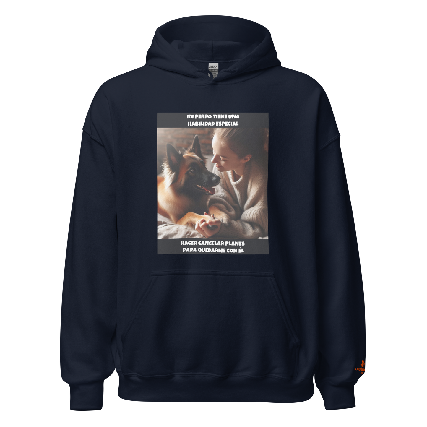 Sudadera personalizada con frase de mascota P04
