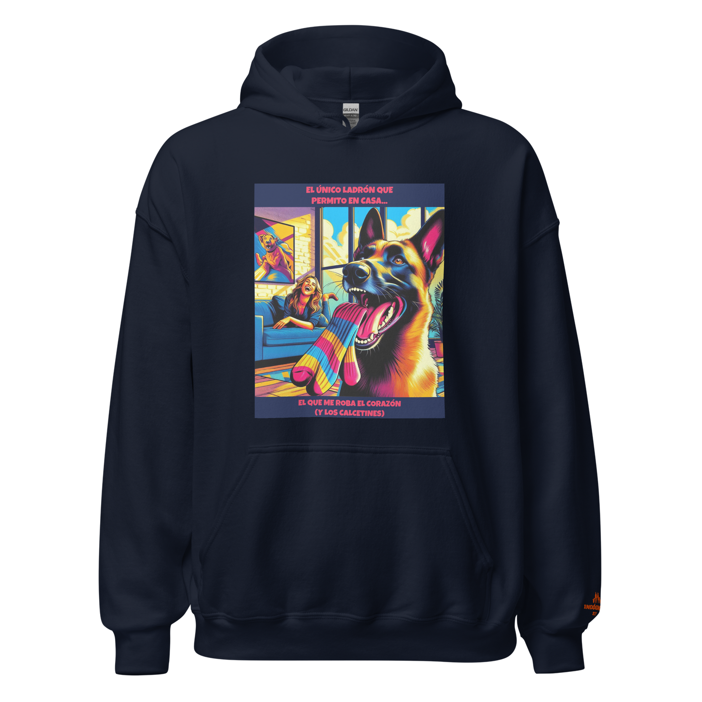 Sudadera con frase divertida perruna