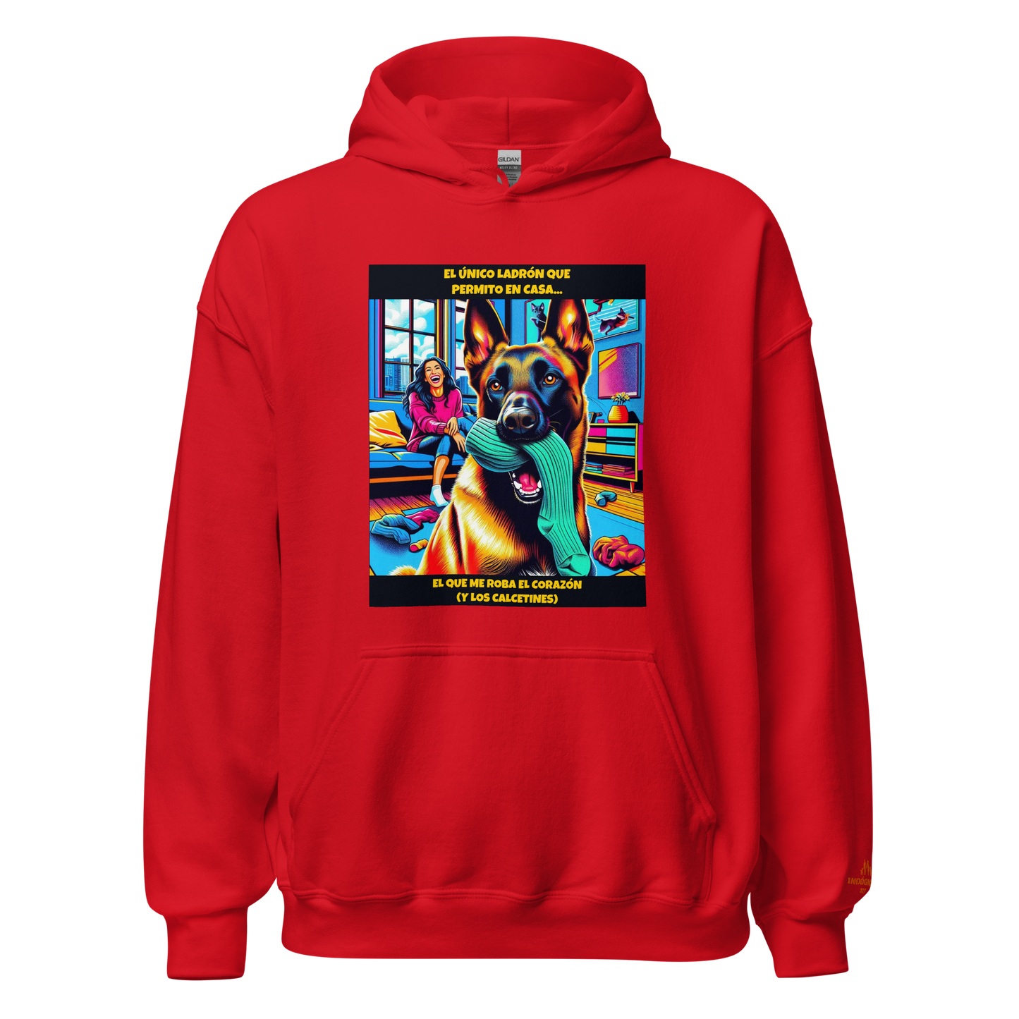 Sudadera con frase divertida perro