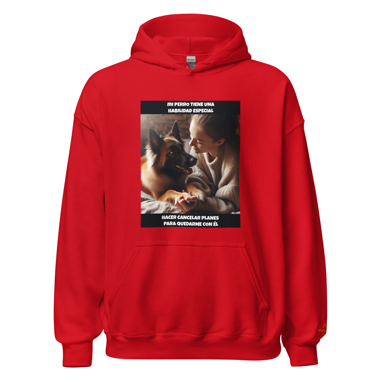 Sudadera personalizada con frase de mascota P04