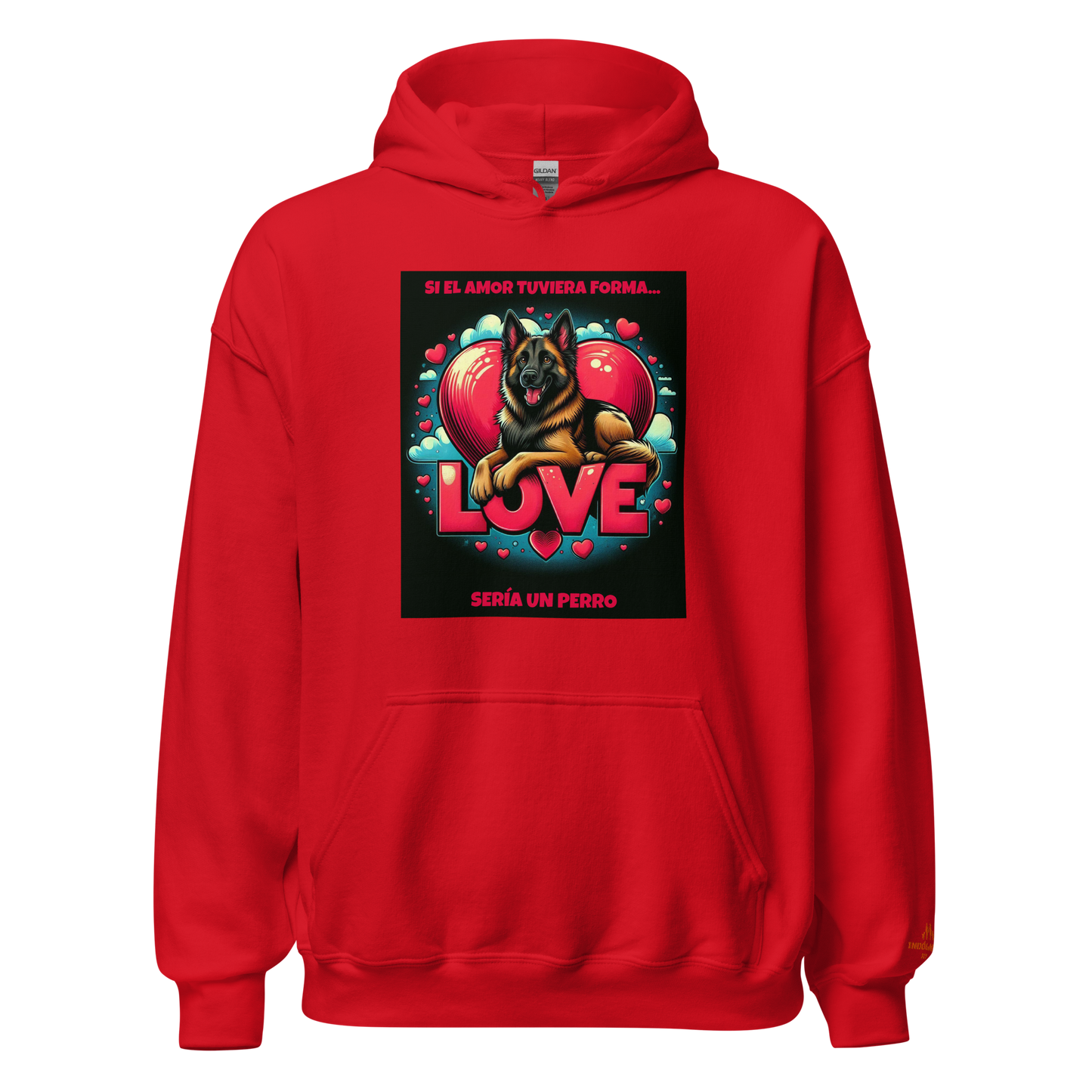 Sudadera con frase e imagen perruna
