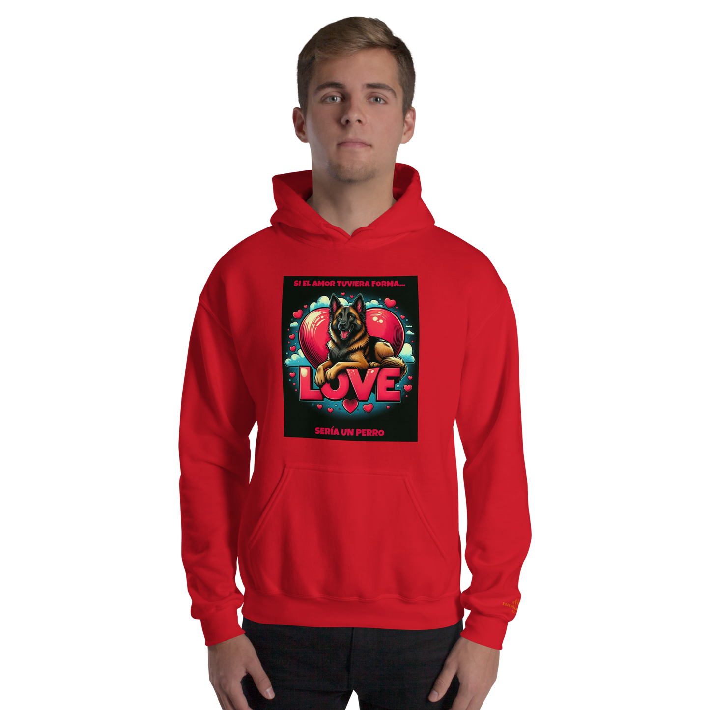 Sudadera con frase e imagen perruna