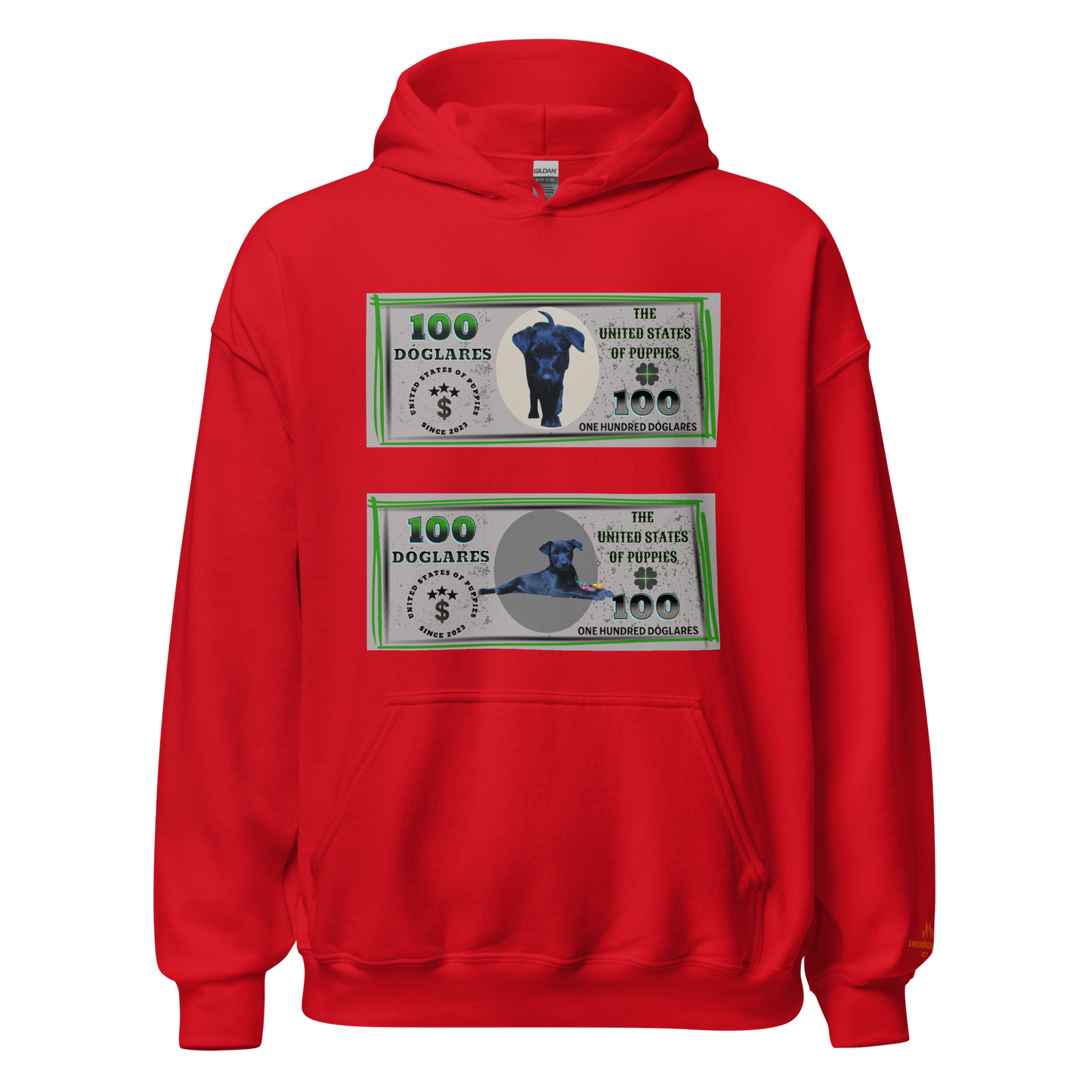 Sudadera con capucha "Colección Dóglares"