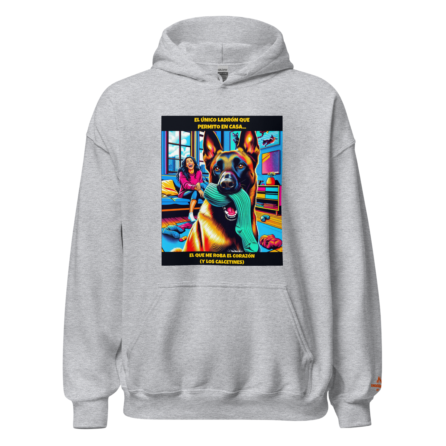Sudadera con frase divertida perro