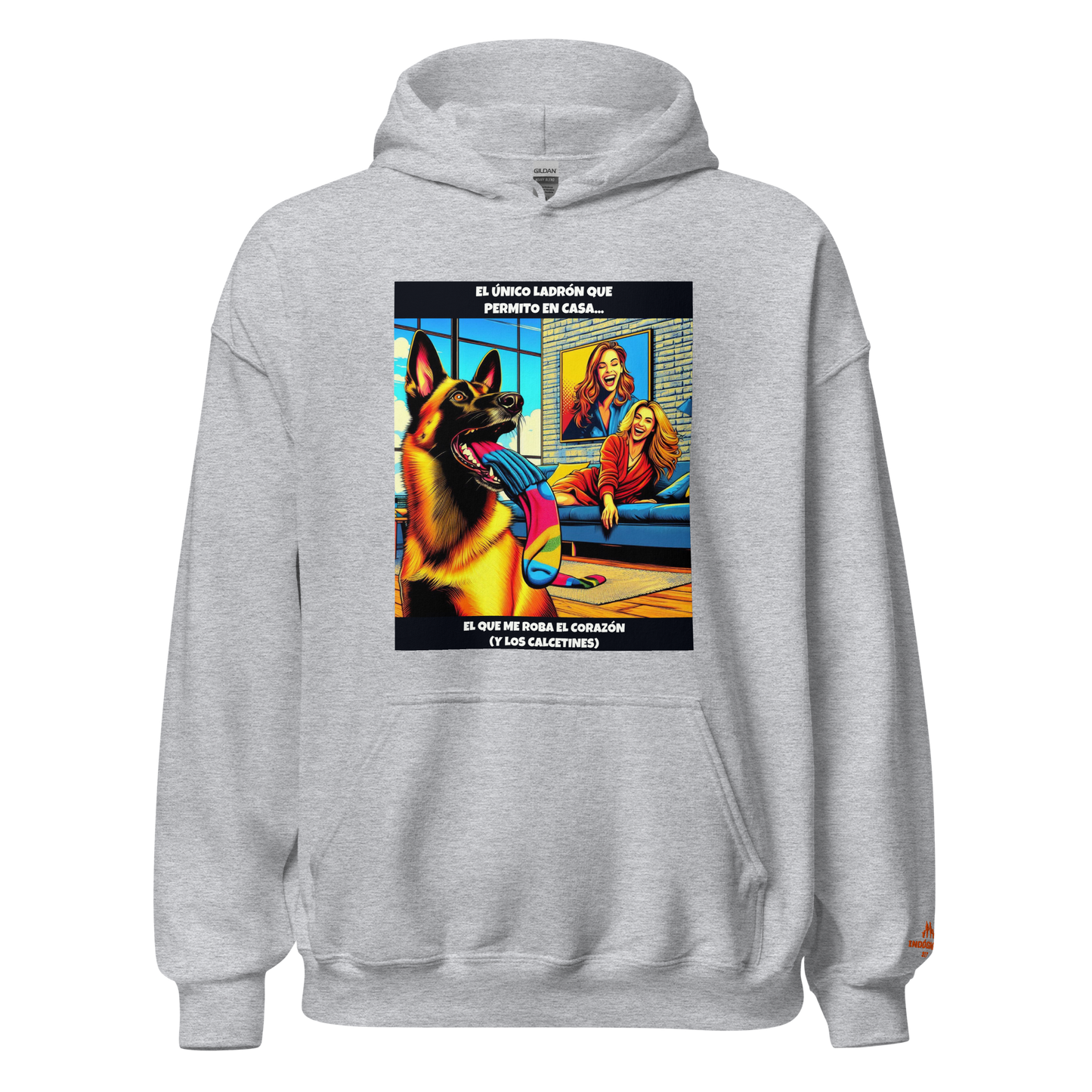 Sudadera con frase divertida perro