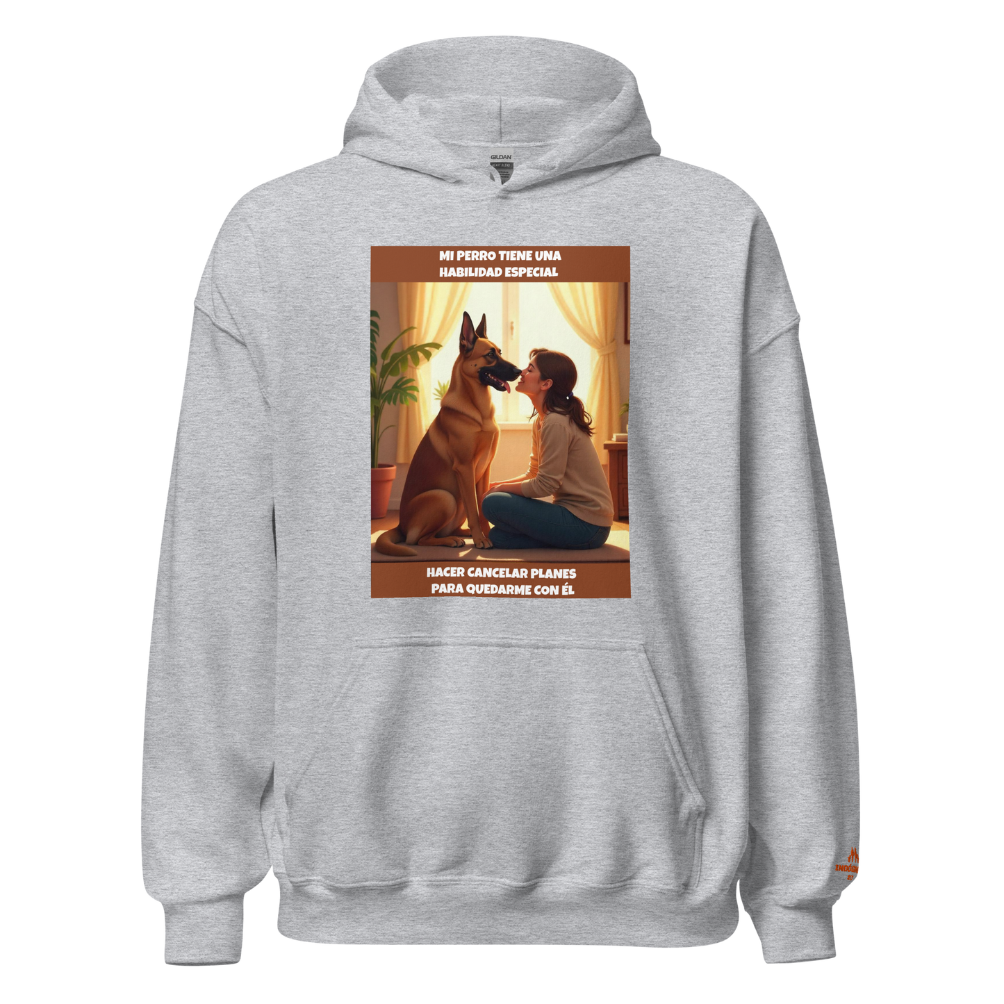 Sudadera personalizada con frase de perro P05