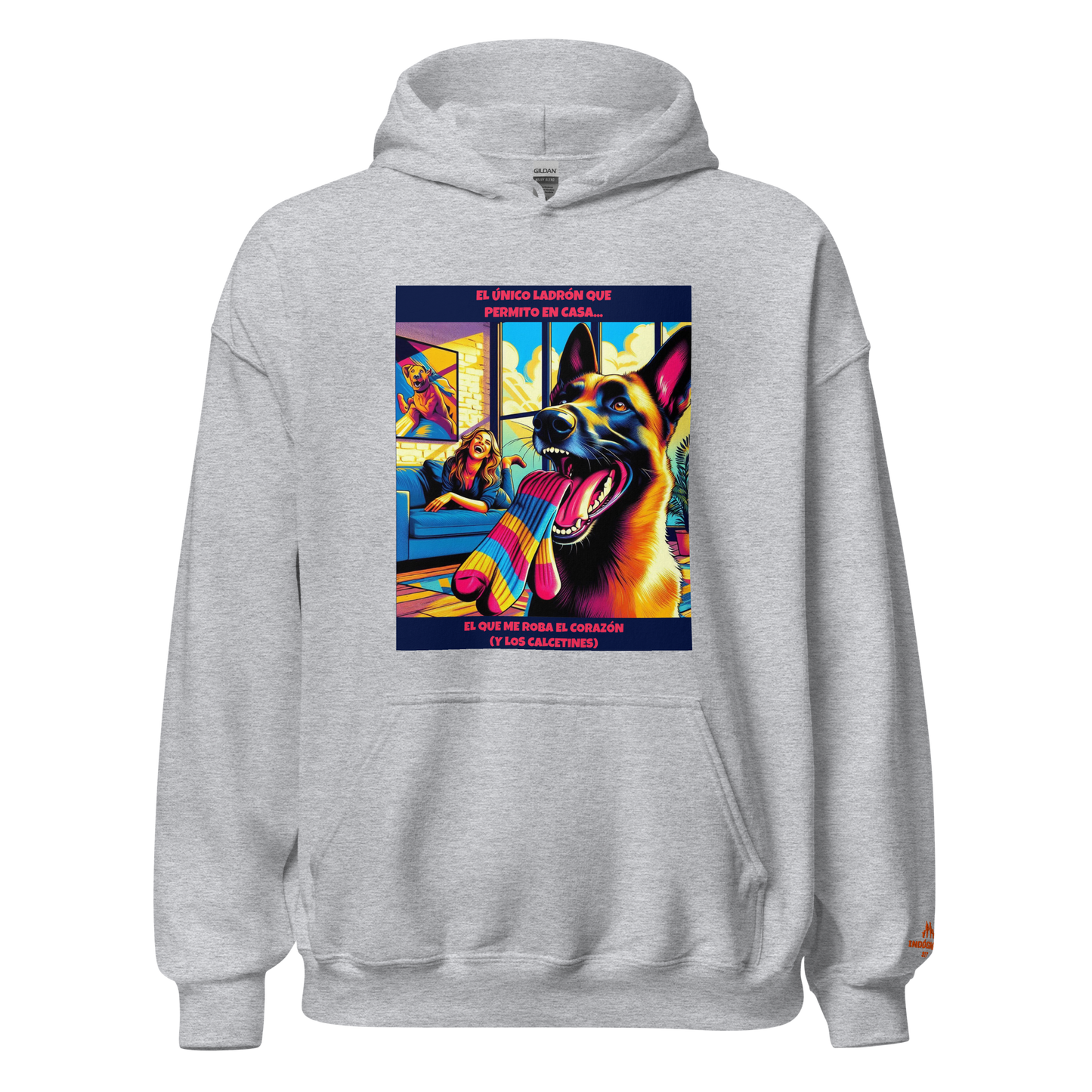Sudadera con frase divertida perruna