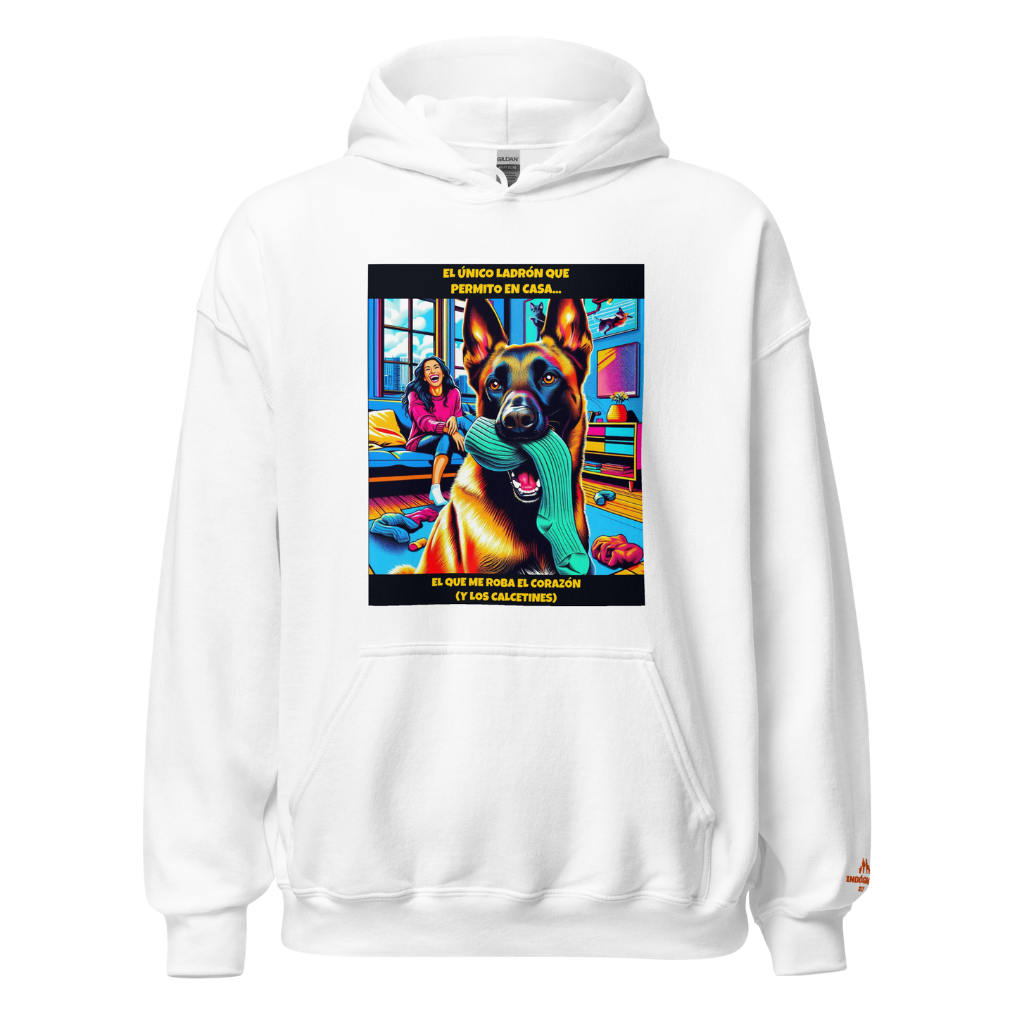 Sudadera con frase divertida perro