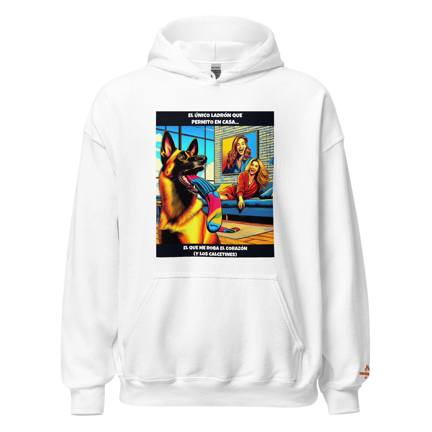 Sudadera con frase divertida perro