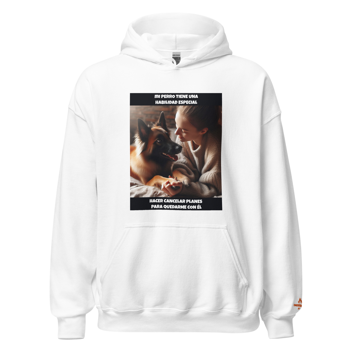 Sudadera personalizada con frase de mascota P04