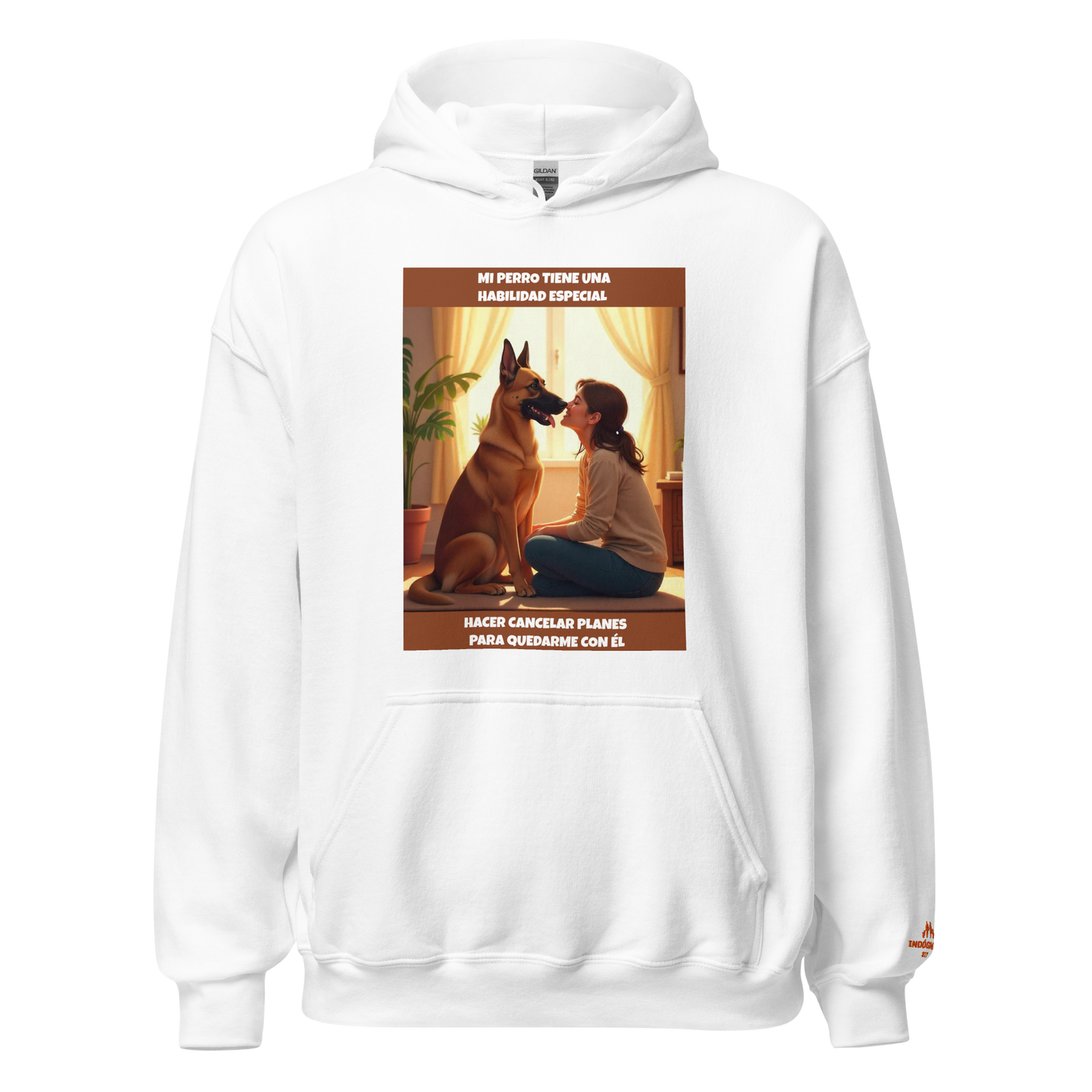 Sudadera personalizada con frase de perro P05