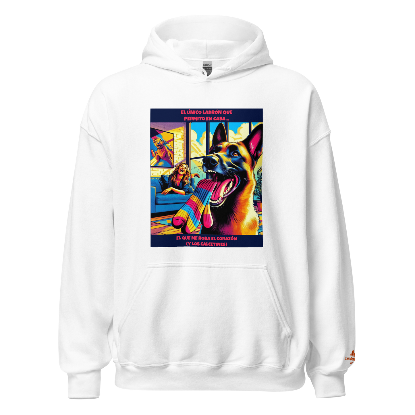 Sudadera con frase divertida perruna