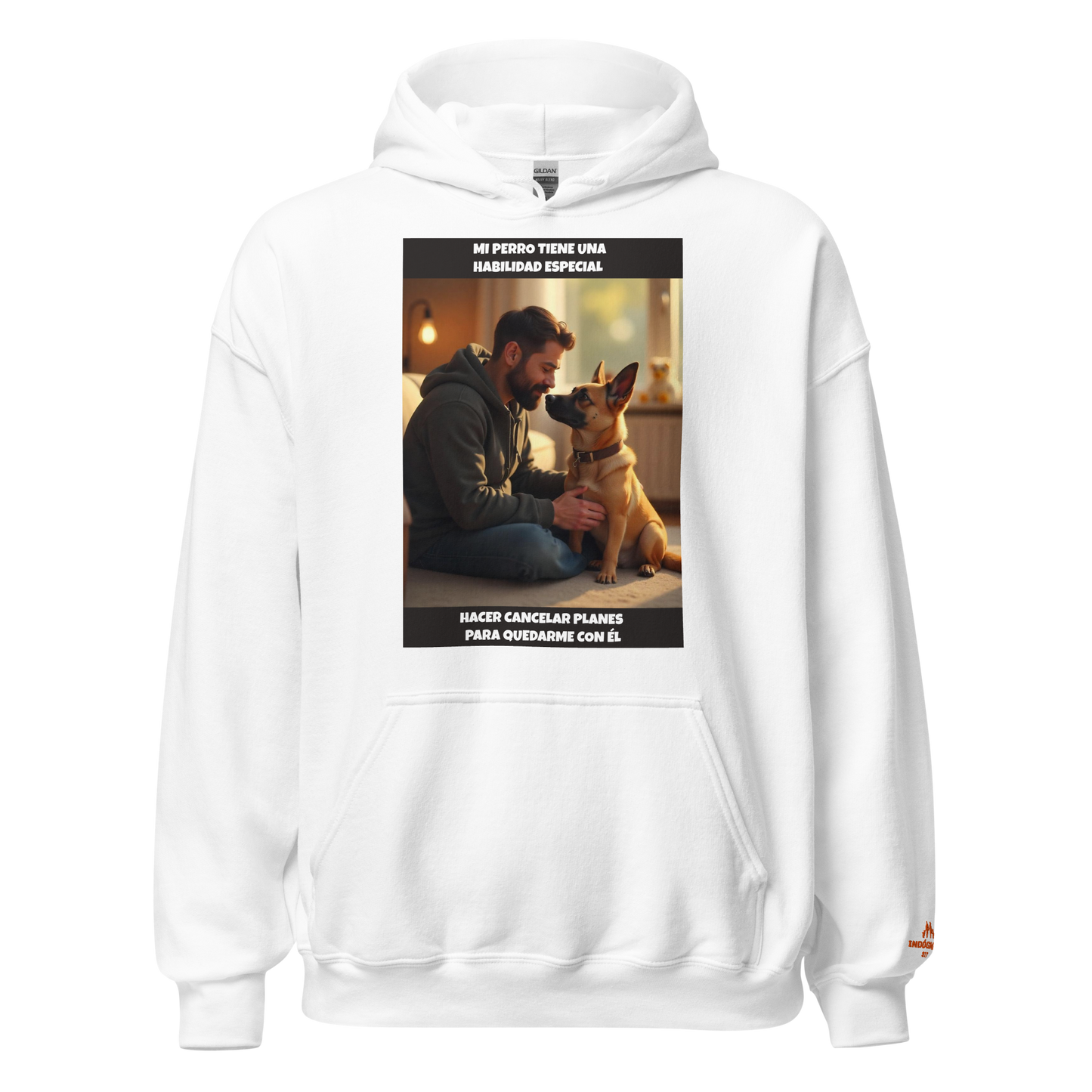 Sudadera personalizada con frase de mascota P06