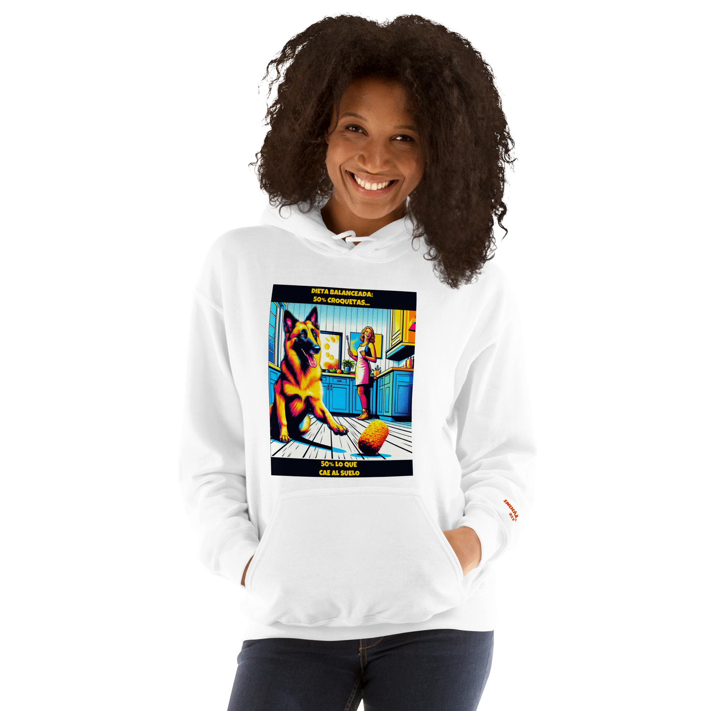 Sudadera con imagen divertida de perro