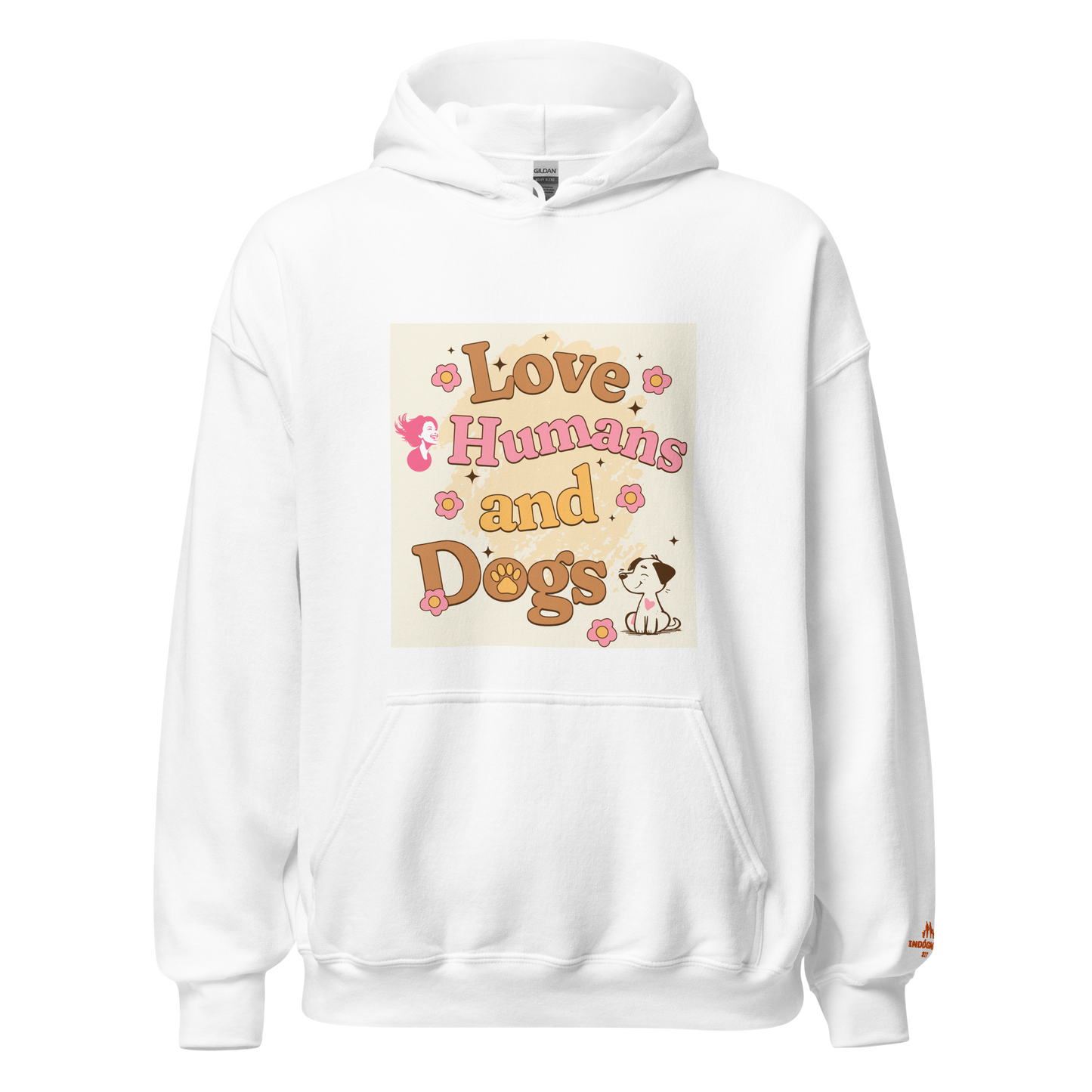 Sudadera con slogan mascota